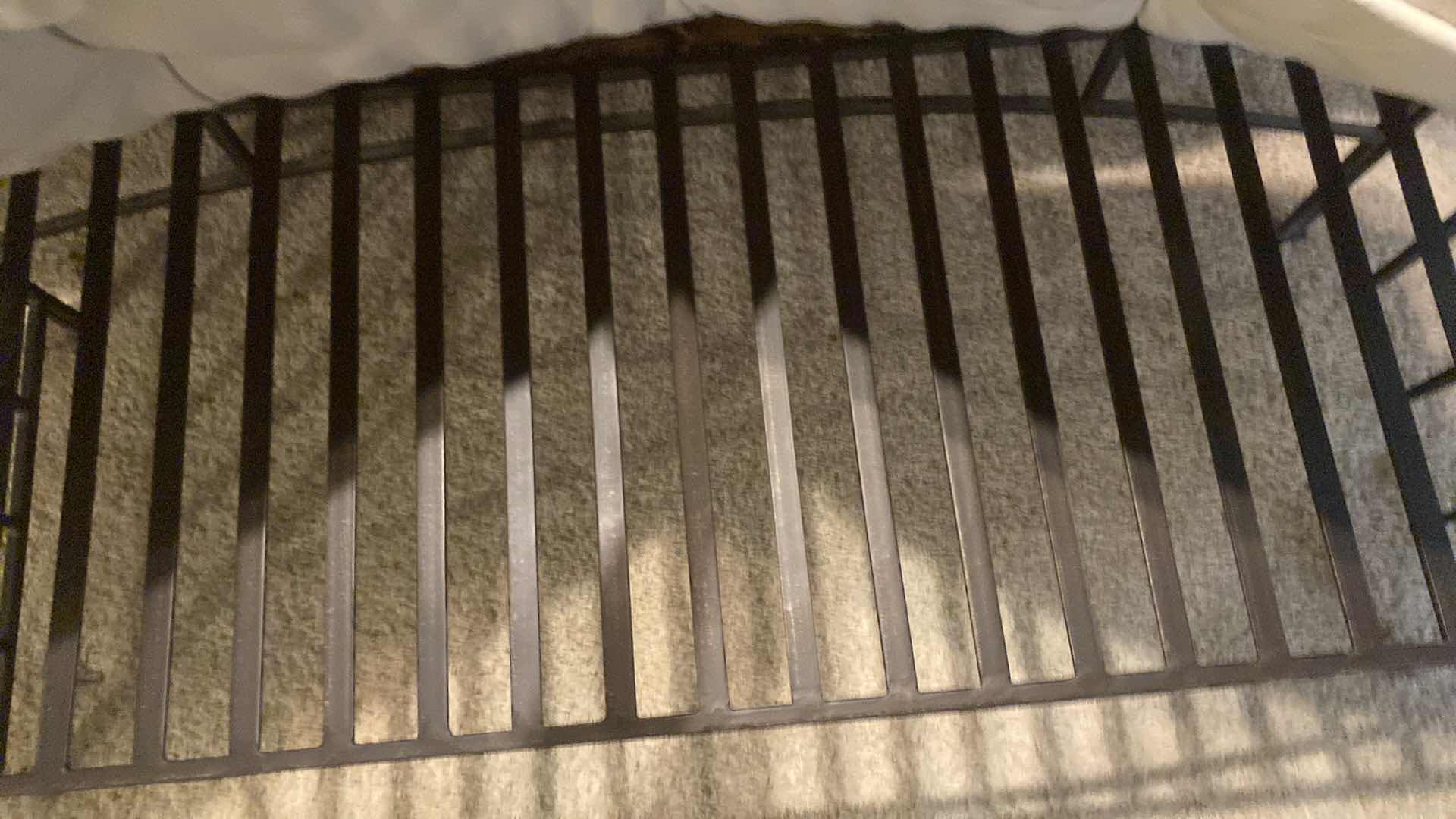 Photo 1 of IRON BENCH WITH CUSHIONS 55” x 18” x 23”