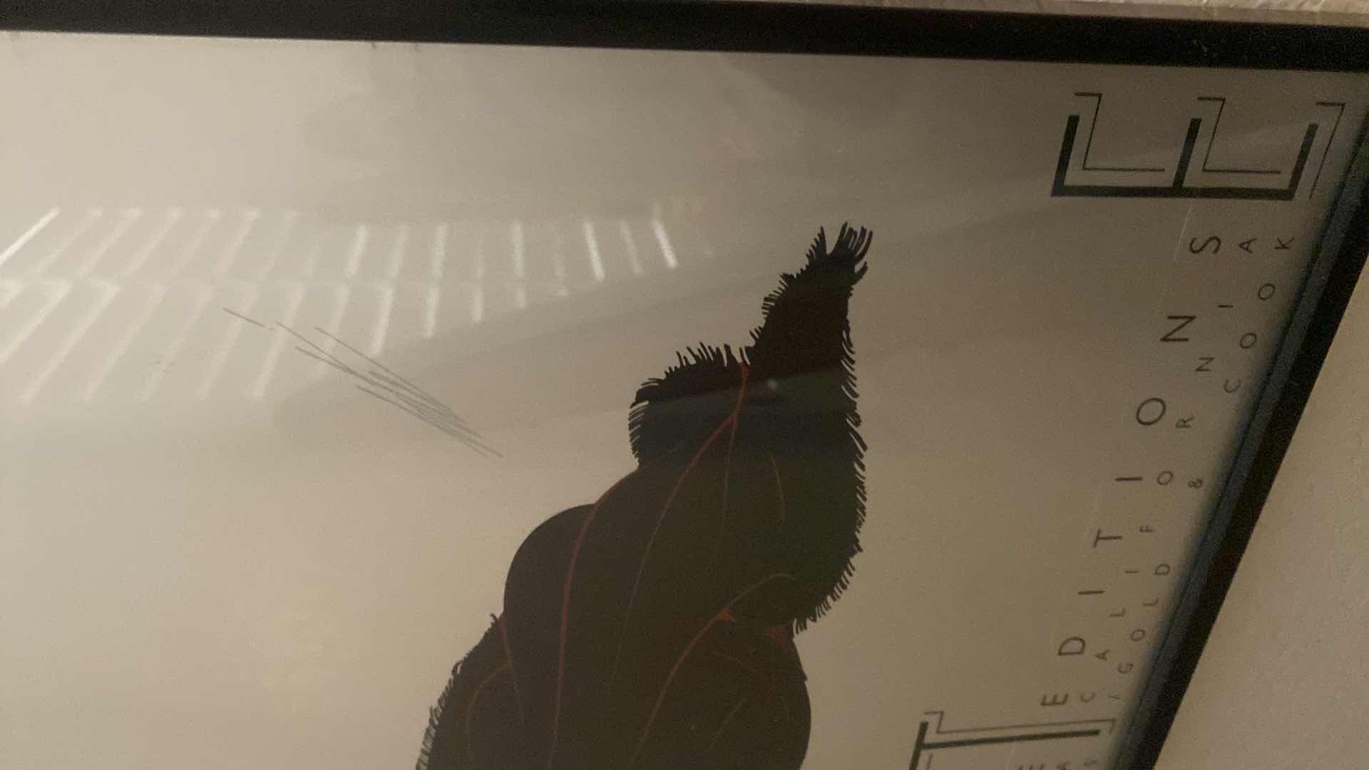 Photo 1 of FRAMED ERTE POSTER SIGNED ARTWORK 20 1/2” x 30 1/2”