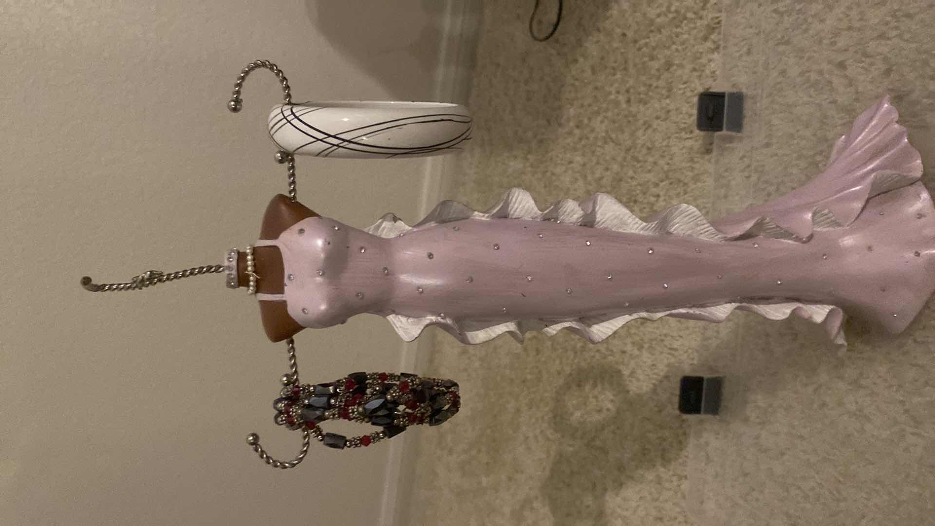 Photo 1 of COSTUME JEWELRY AND JEWELRY HOLDER