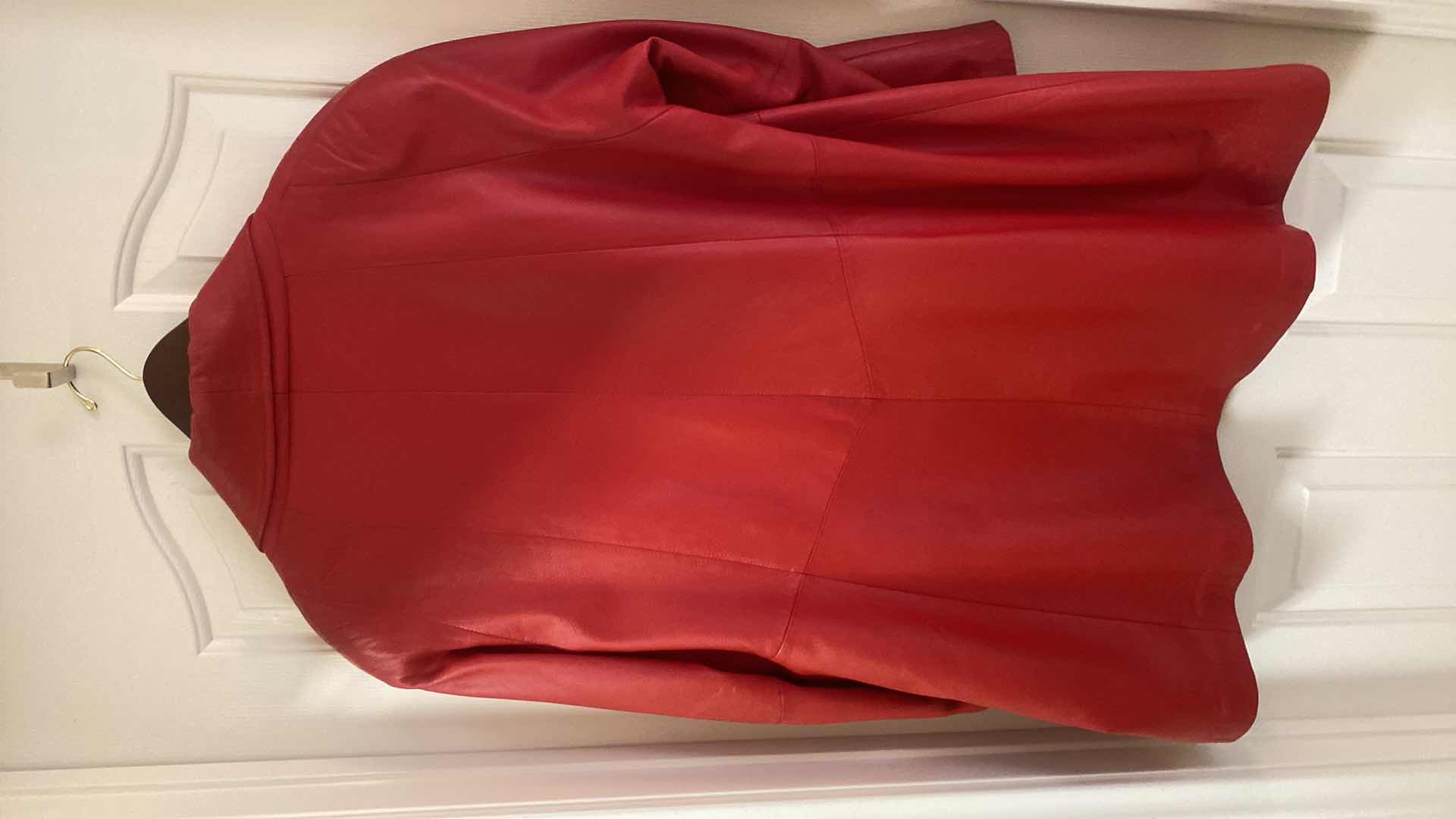 Photo 1 of LADIES SIZE SMALL CEDARS RED LEATHER JACKET