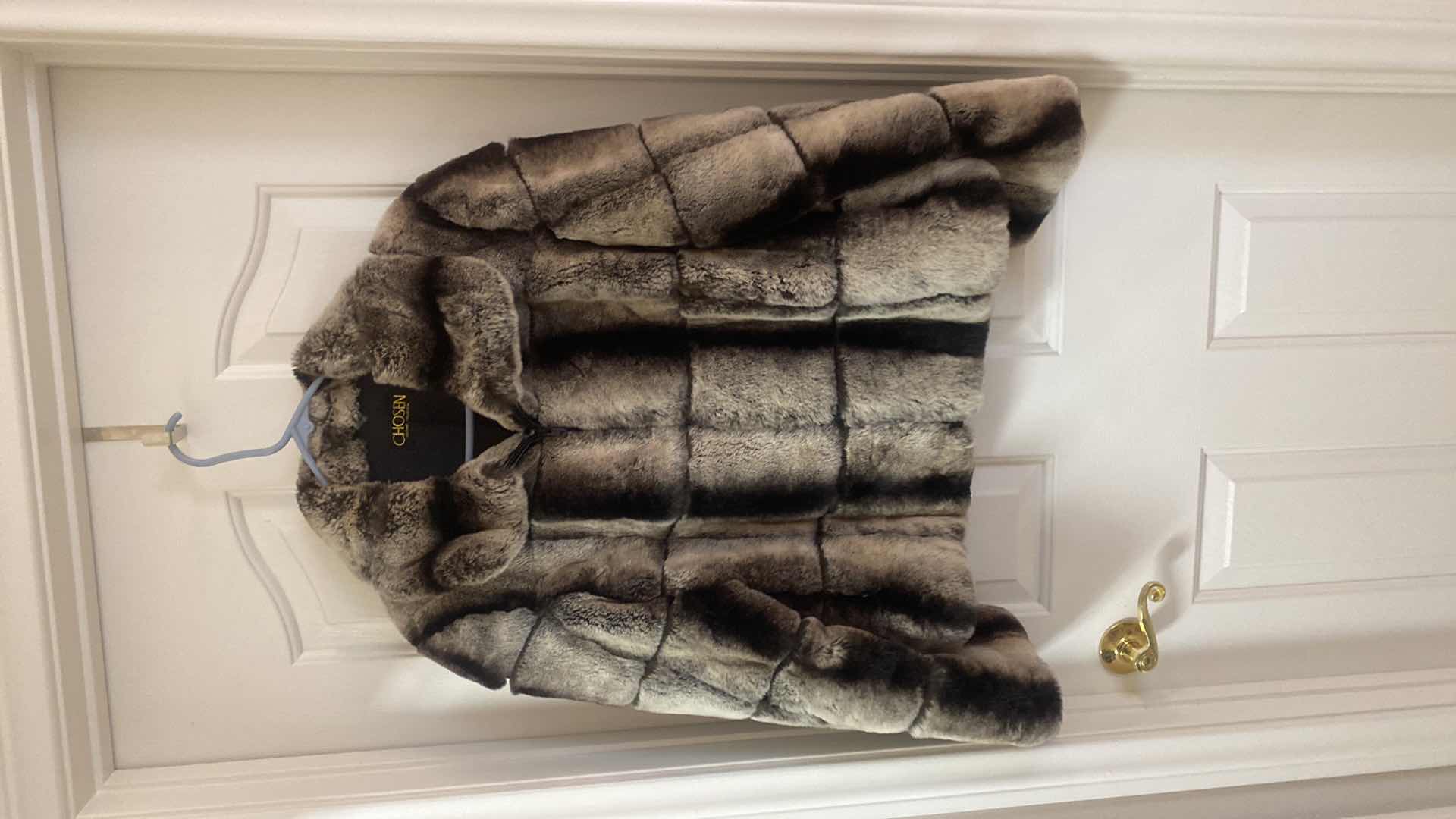 Photo 1 of LADIES SIZE MEDIUM CHOSEN COUTURE COLLECTION FAUX FUR JACKET
