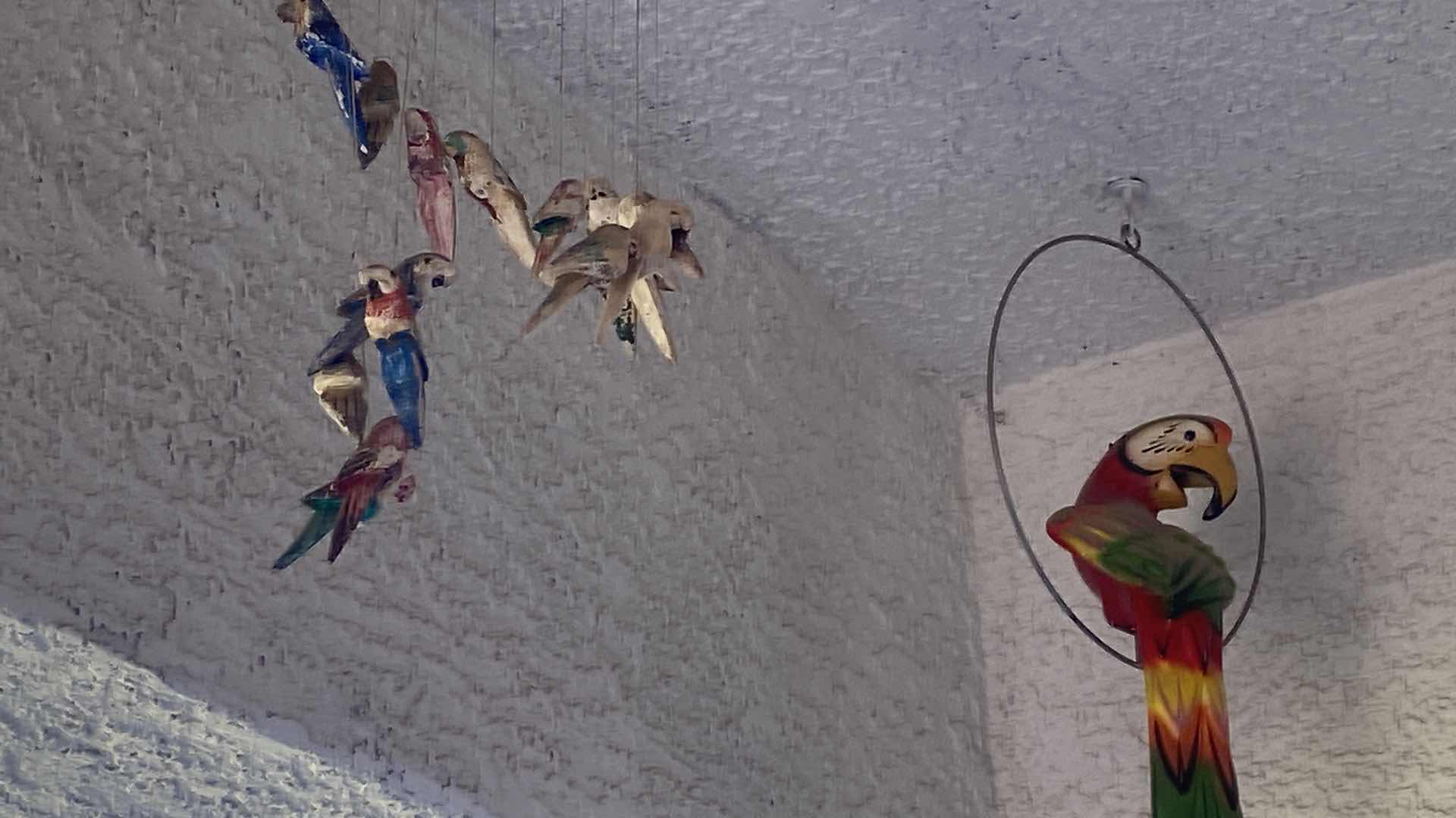 Photo 1 of HANGING ITEMS ON STUCCO PATIO SEE PICTURES