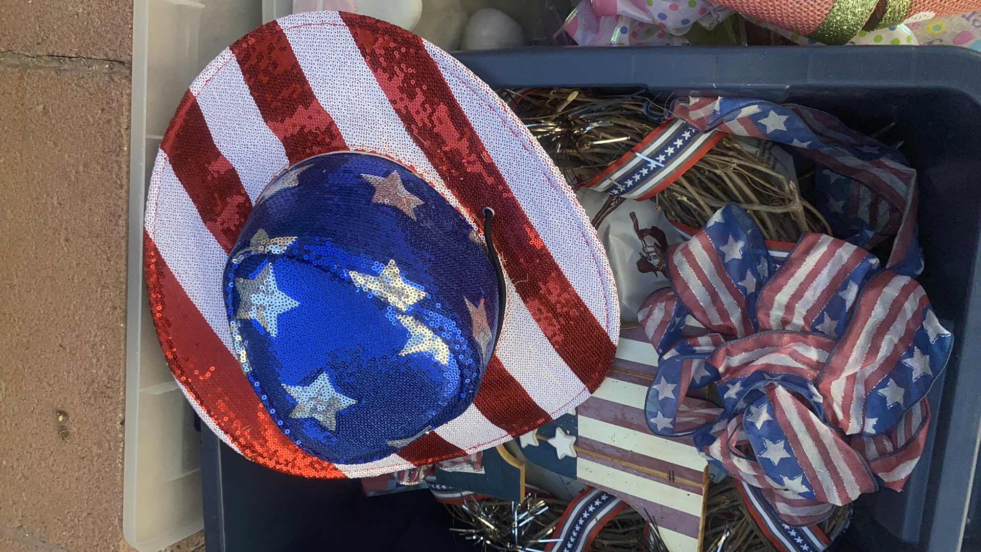 Photo 1 of ASSORTED HOLIDAY DECOR VALENTINES, ST PATRICKS, EASTER & 4th OF JULY