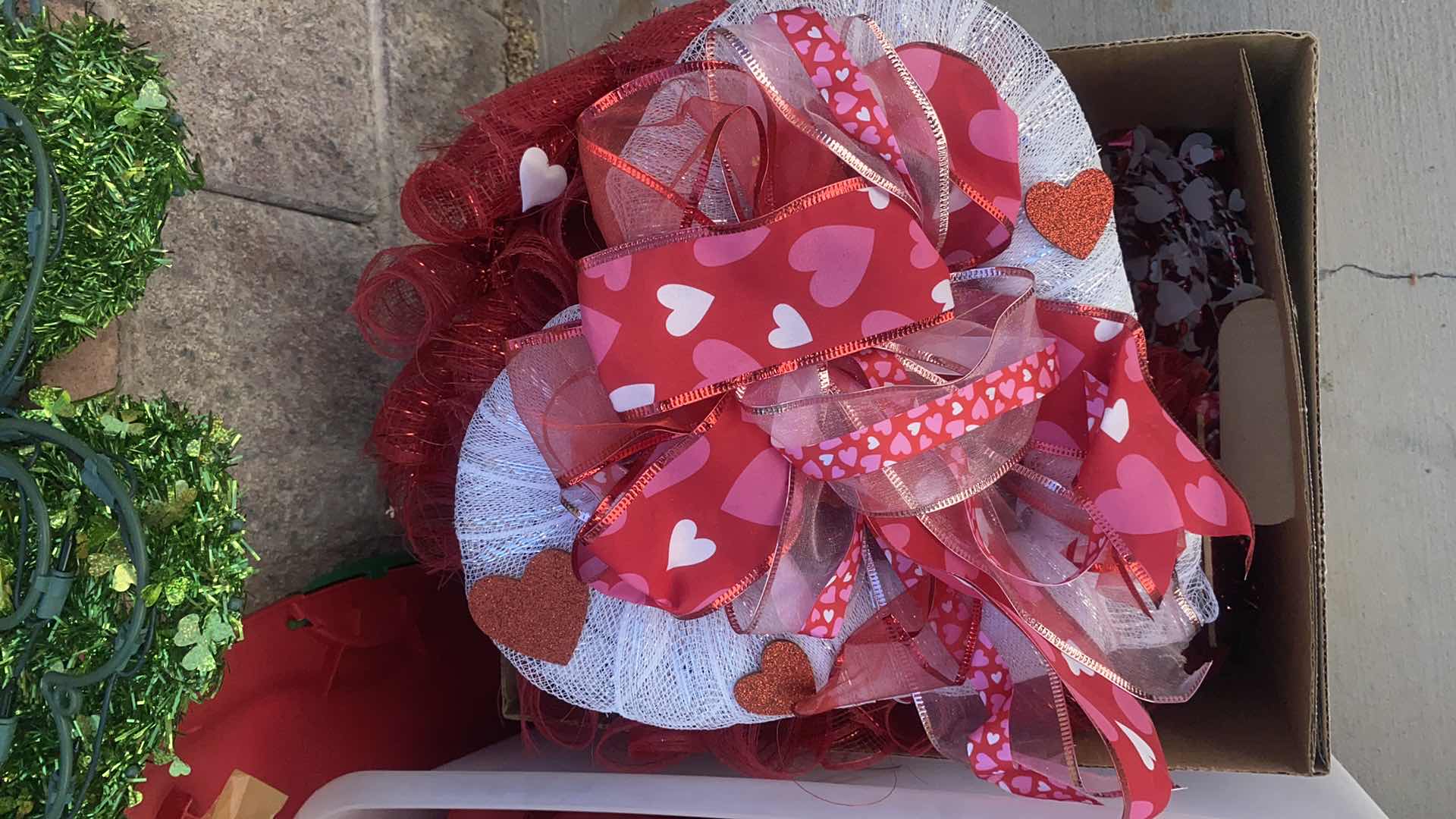 Photo 1 of ASSORTED HOLIDAY DECOR VALENTINES, ST PATRICKS, EASTER & 4th OF JULY