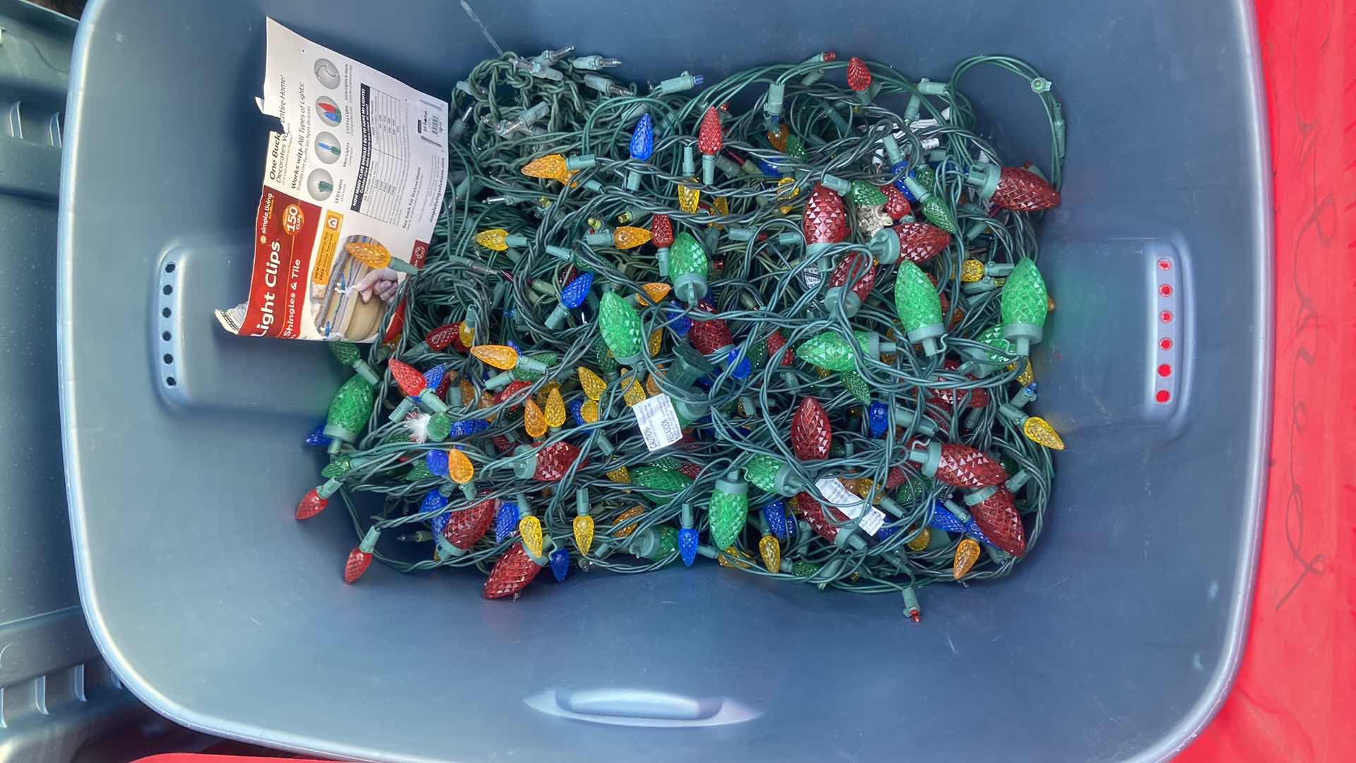 Photo 1 of 4 TOTES HOLIDAY LIGHTS & EXTENSION CORDS