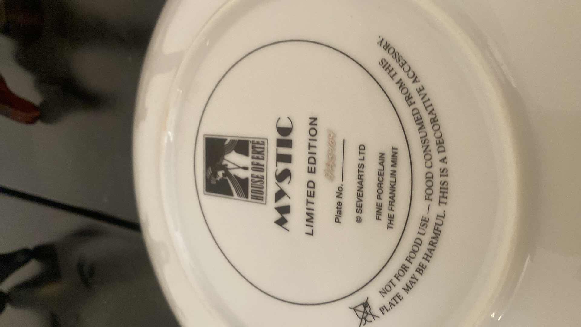 Photo 1 of 5 ERTE COLLECTIBLE DISHES 8” WITH STANDS