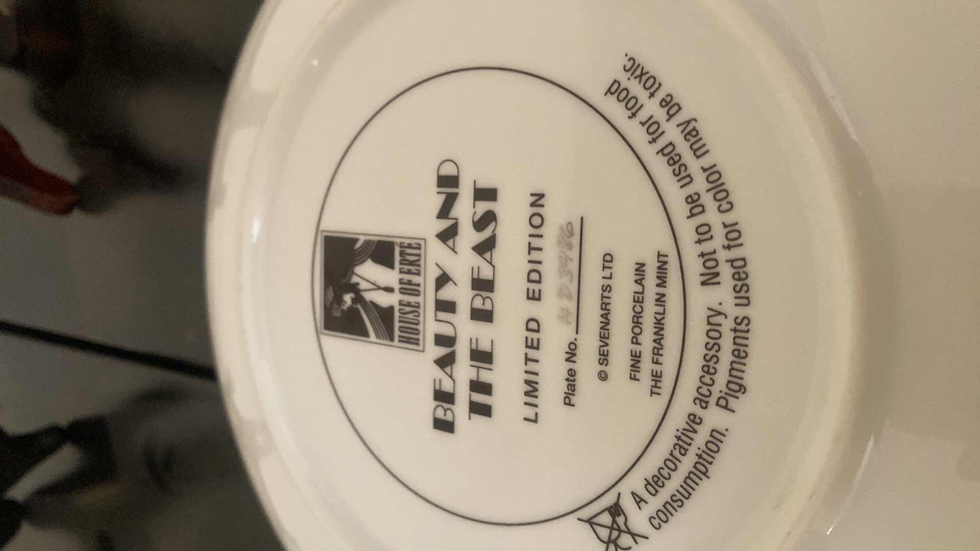 Photo 1 of 5 ERTE COLLECTIBLE DISHES 8” WITH STANDS