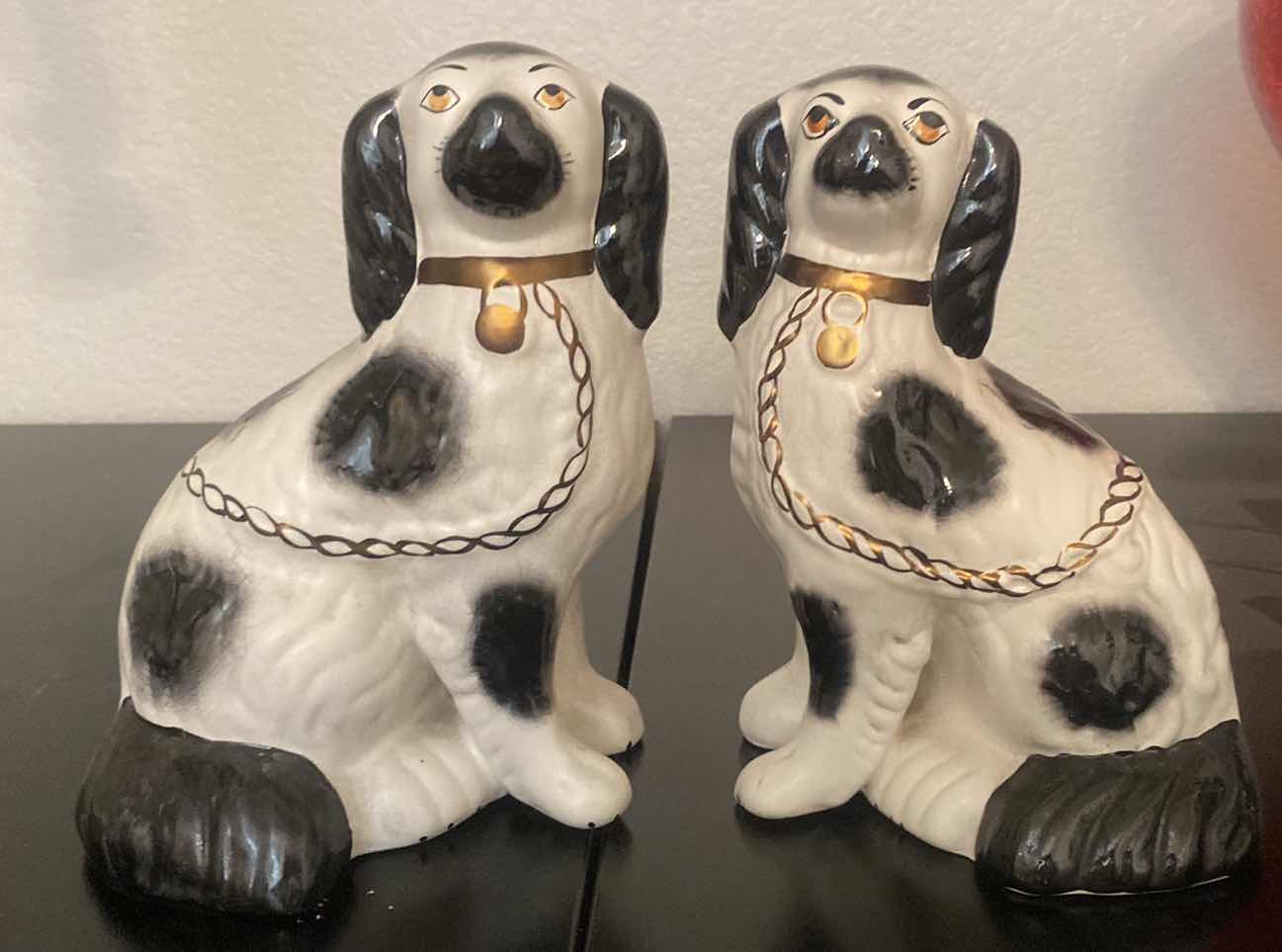 Photo 1 of CERAMIC DOG FIGURINES 7” x 9” each
