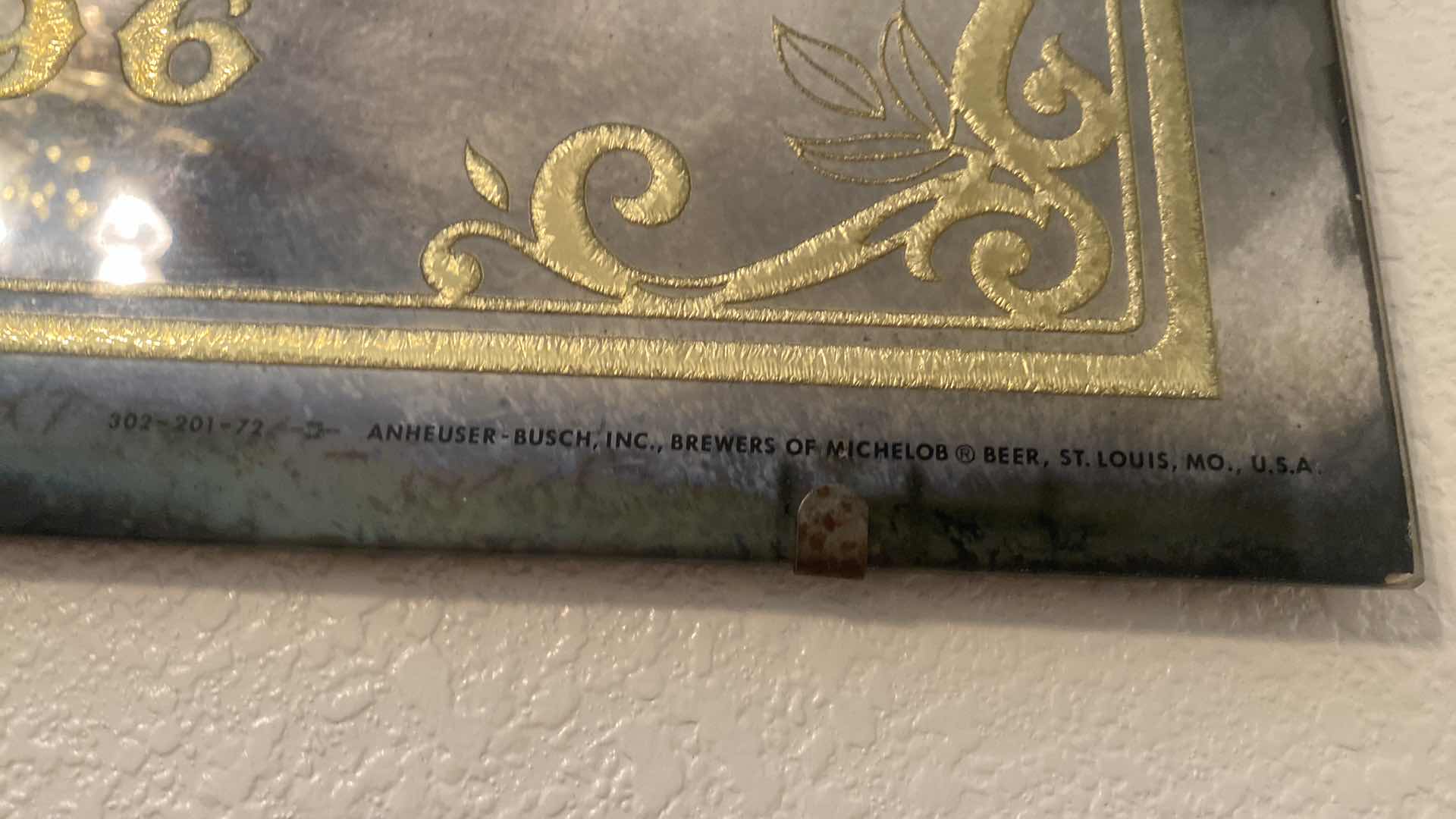 Photo 1 of ANHEUSER- BUSCH INC SIGN 24” X 16”