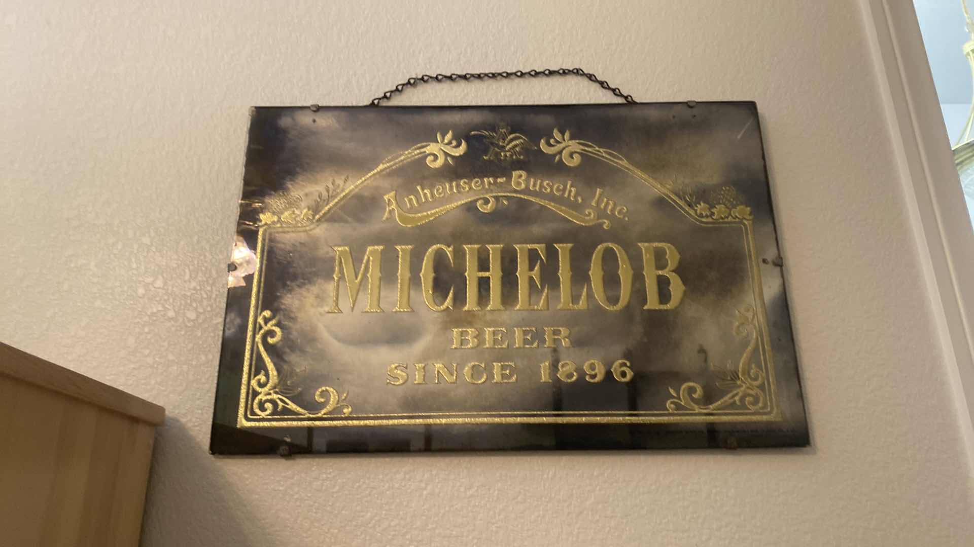 Photo 1 of ANHEUSER- BUSCH INC SIGN 24” X 16”