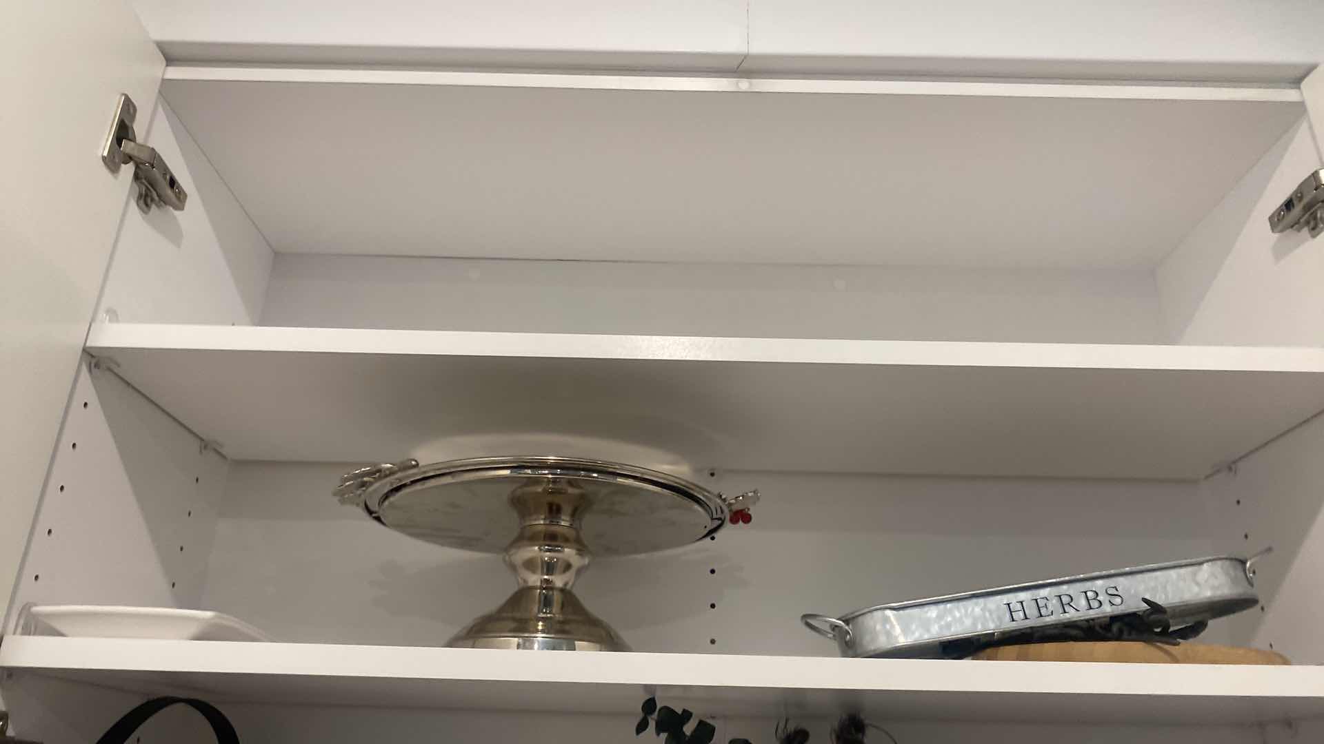 Photo 1 of CONTENTS OF KITCHEN CABINET