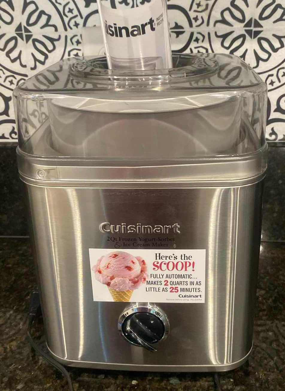Photo 1 of CUISINART ICE CREAM MAKER