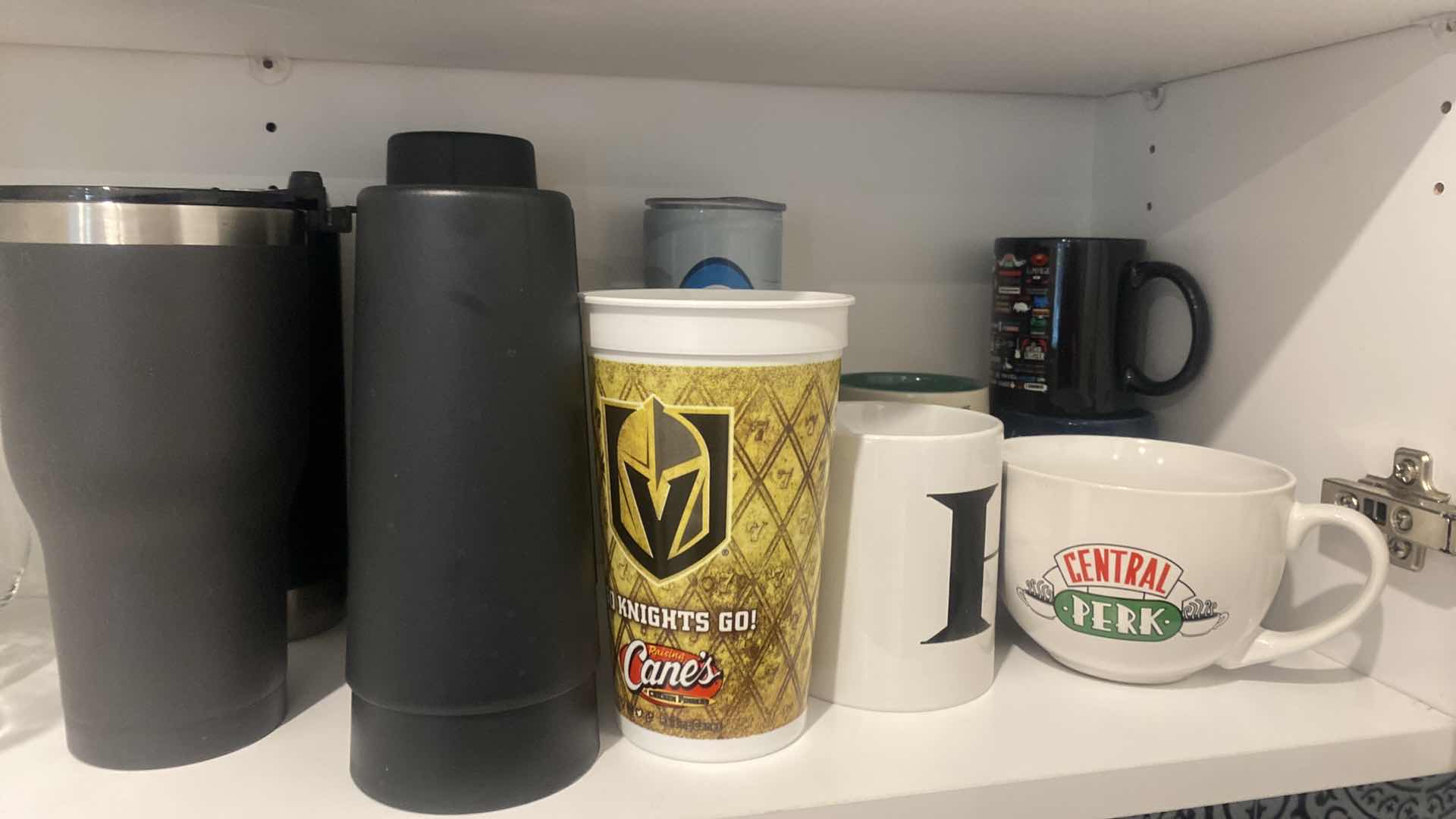 Photo 1 of CONTENTS OF KITCHEN CABINET GLASSES & COFFEE CUPS