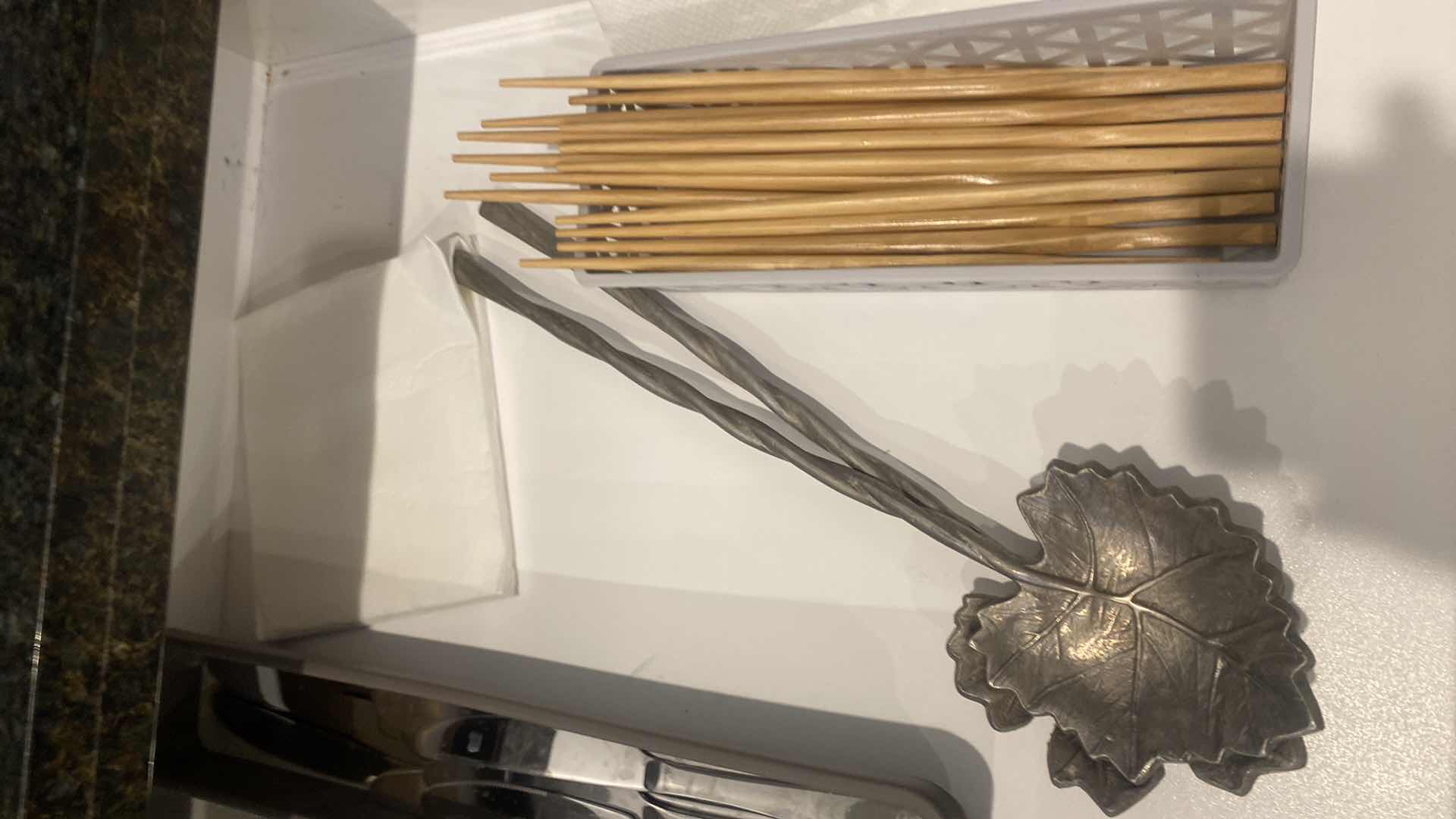 Photo 1 of CONTENTS OF KITCHEN CABINET SILVERWARE