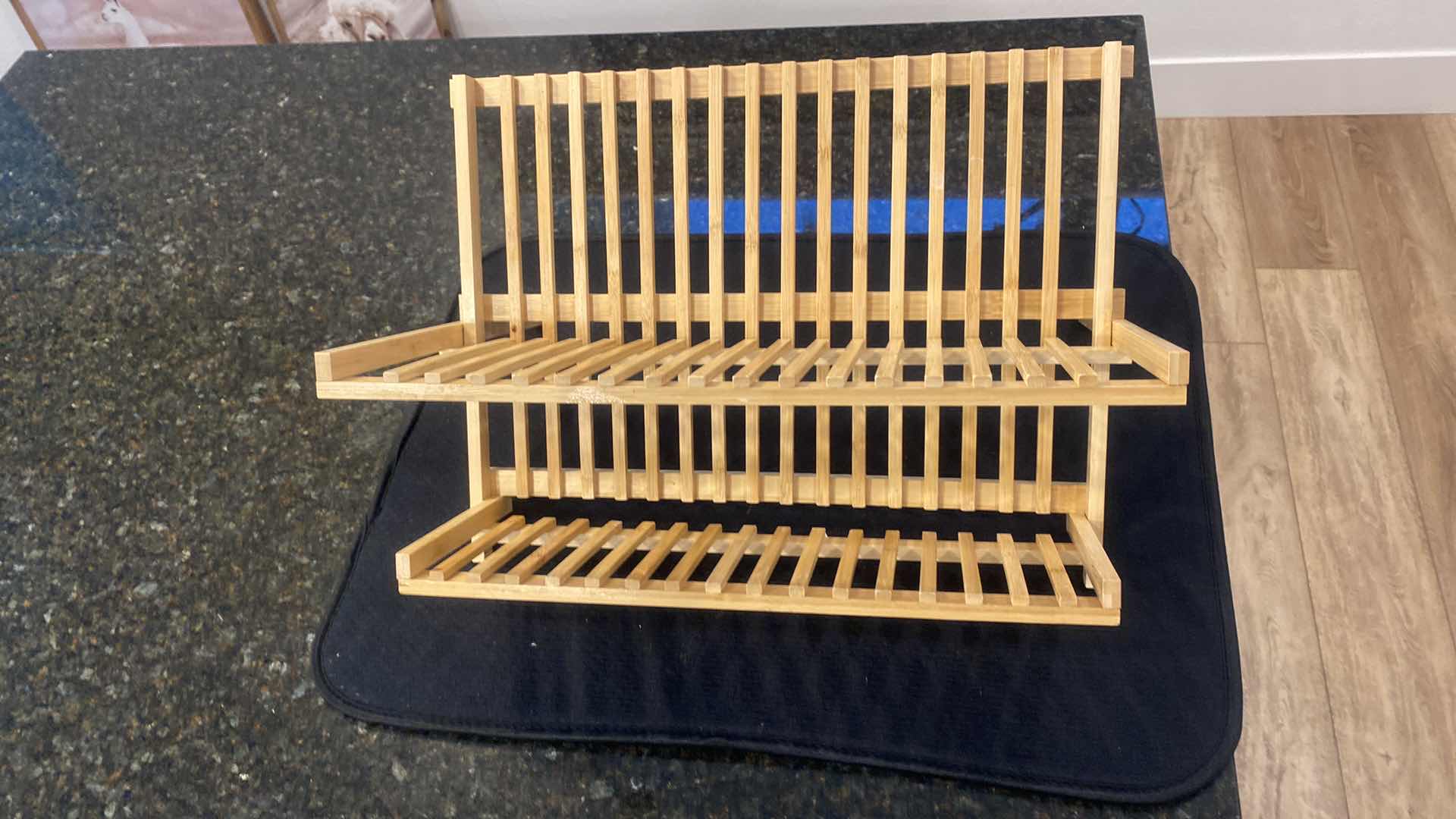 Photo 1 of DISH DRAIN RACK & COUNTER PAD