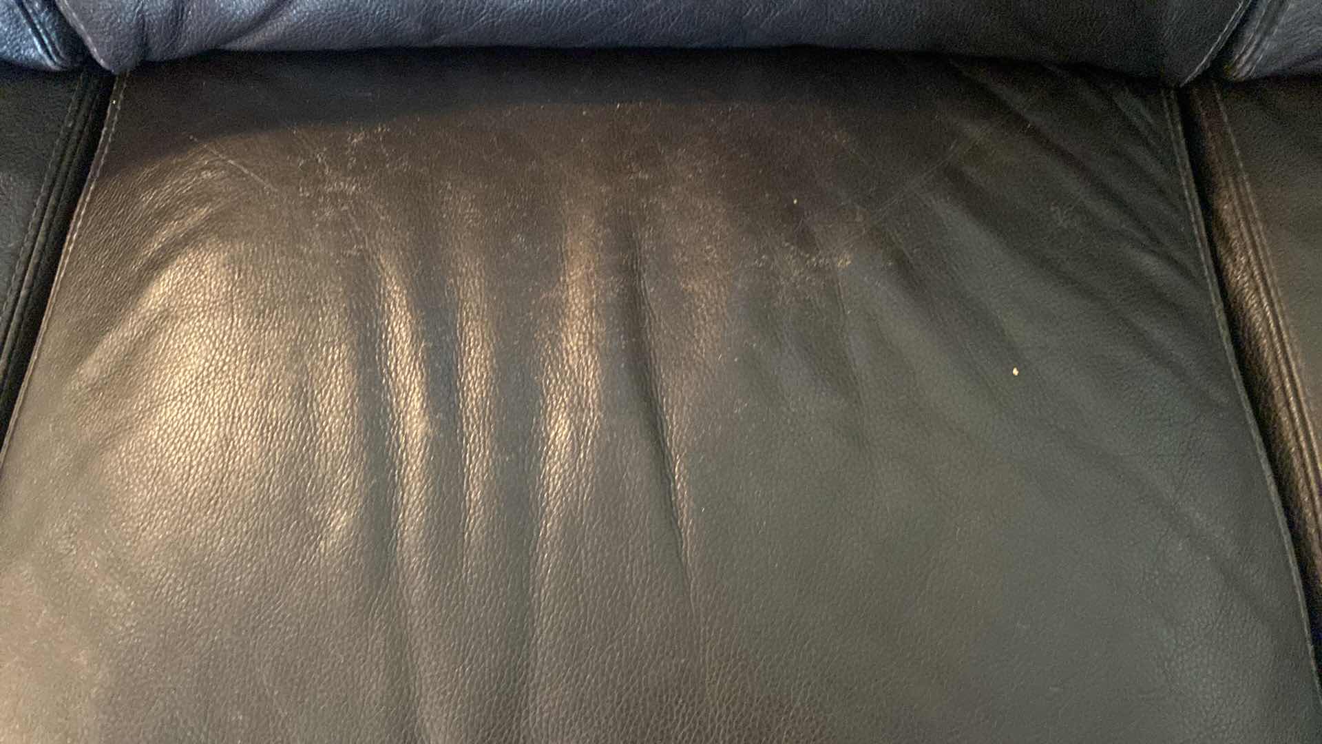 Photo 1 of 90” CHATEAU D’AX DARK BROWN BONDED LEATHER SOFA (2 AVAILABLE SOLD SEPARATELY)