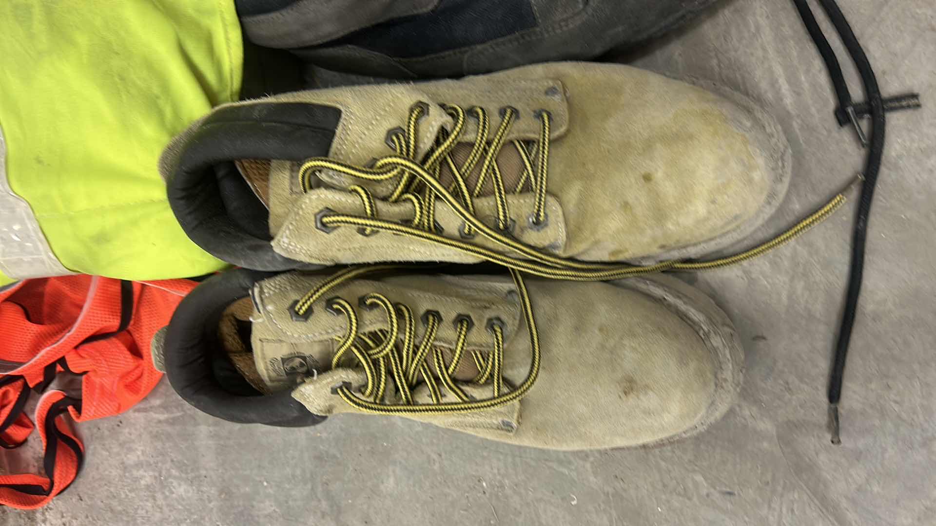 Photo 1 of CONSTRUCTION GEAR, SHOES AND BACKPACK SHOES SIZE 8 & 8.5