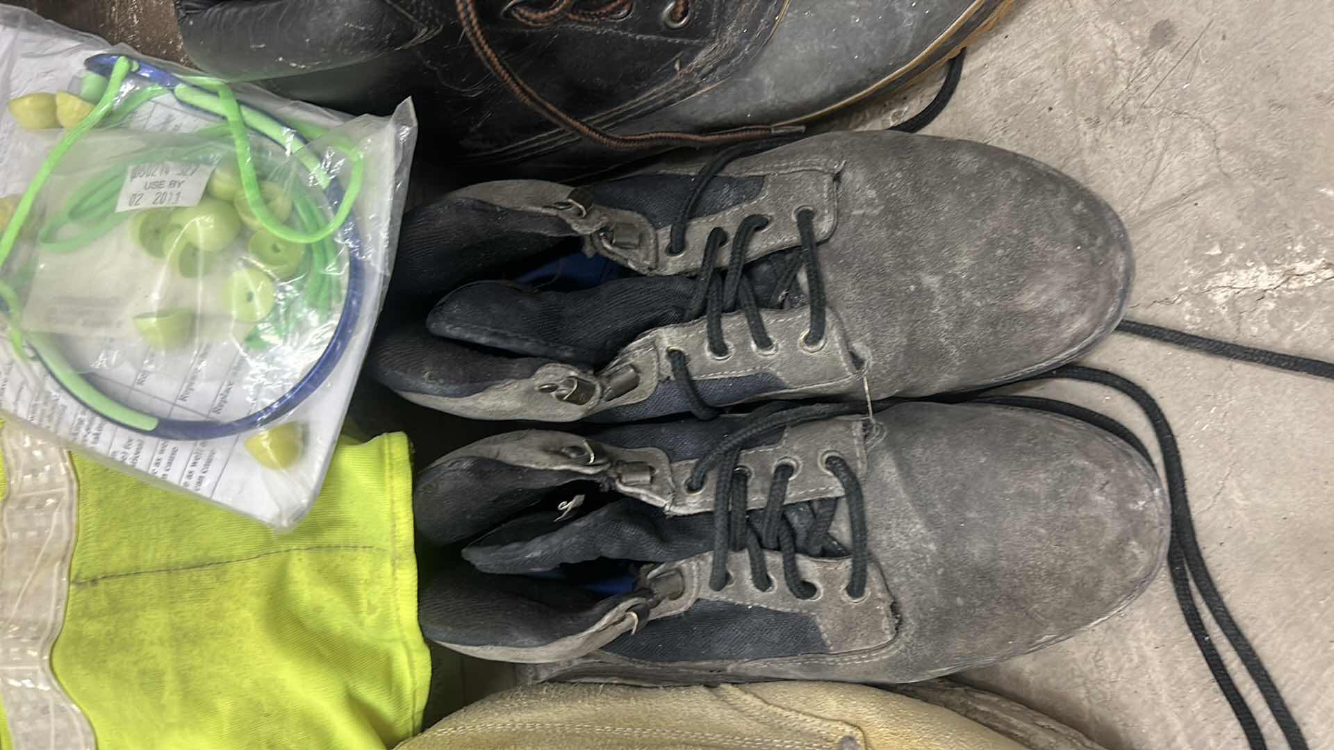 Photo 1 of CONSTRUCTION GEAR, SHOES AND BACKPACK SHOES SIZE 8 & 8.5