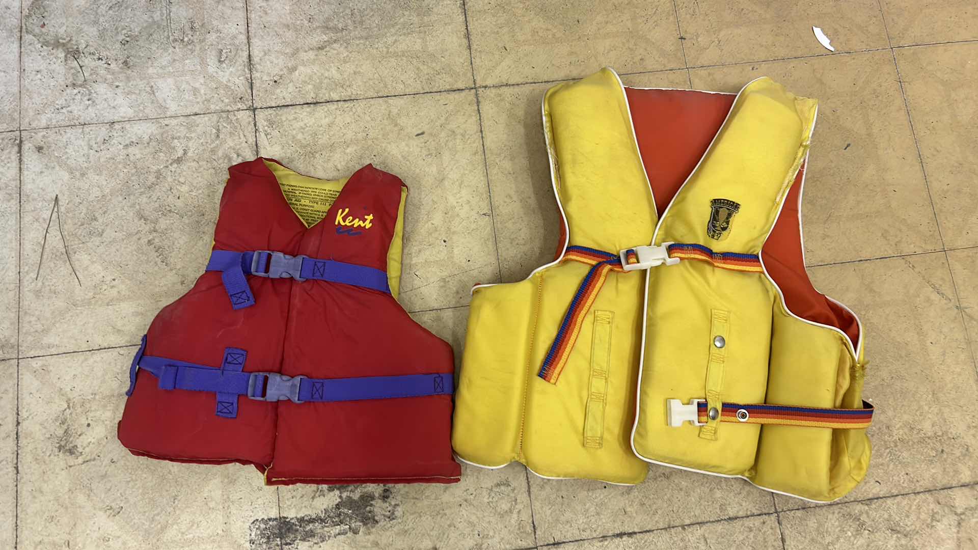 Photo 1 of BOOGIE BOARD AND 2 LIFE VESTS
