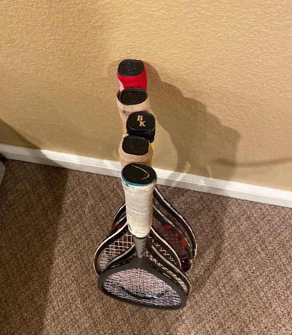 Photo 1 of 5-BADMINTON RACQUETS