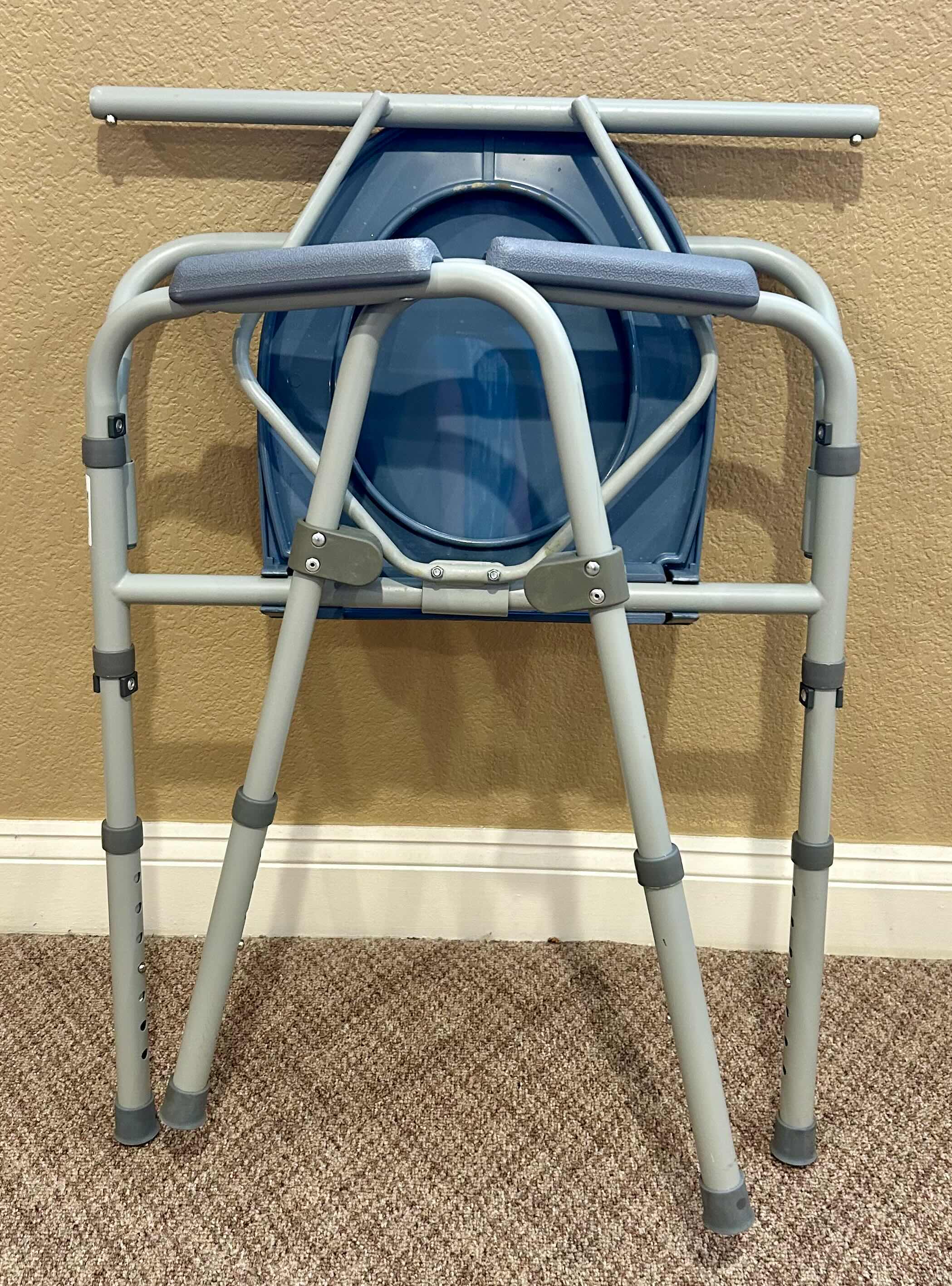 Photo 1 of MEDLINE FOLDING STEEL MEDICAL COMMODE