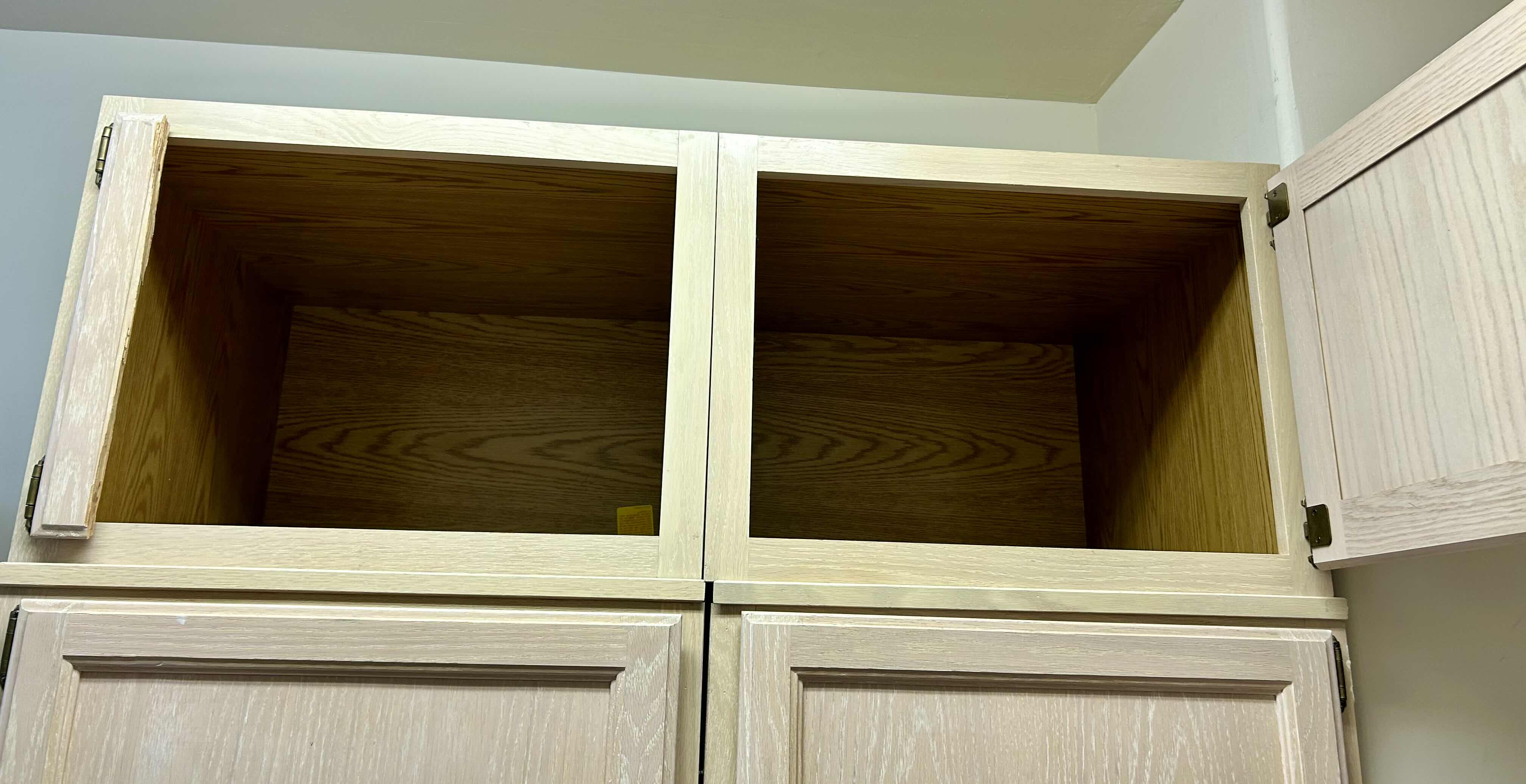 Photo 1 of LARGE LIGHT BROWN PANTRY/STORAGE ORGANIZATION 48”X25 H7’