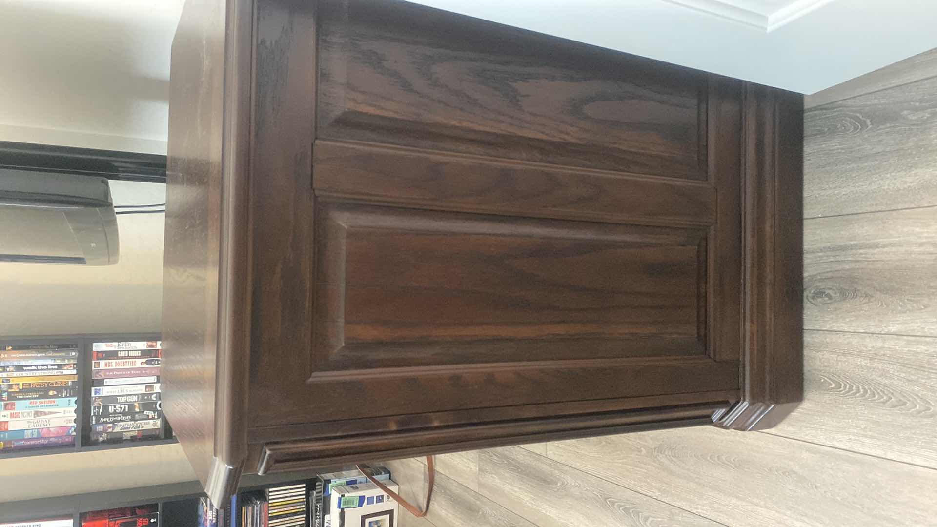 Photo 1 of WHALEN DARK WOOD 2 DRAWR FILE  CABINET DOVETAIL CONSTRUCTION WITH KEYS 23 1/2“ x 24“ H31 1/2”