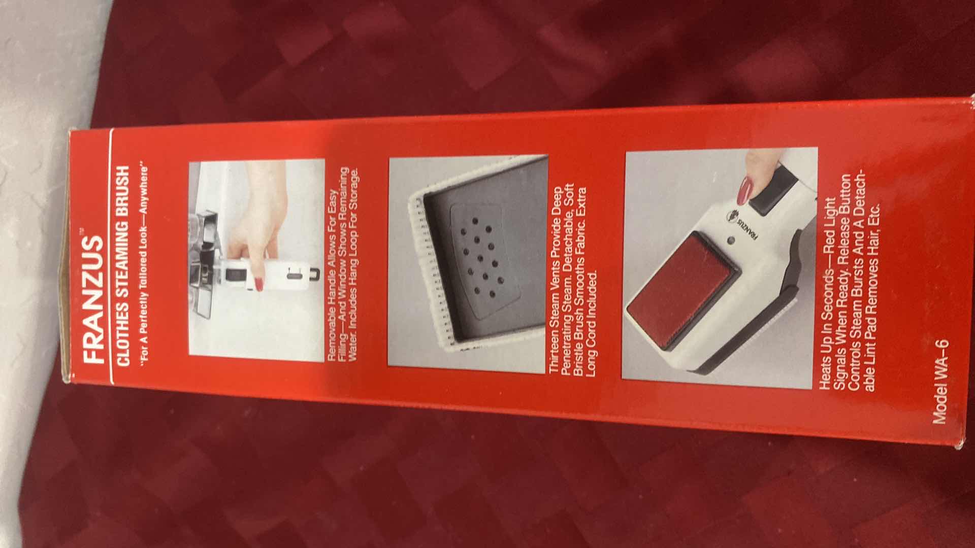 Photo 1 of FRANZUS CLOTHES STEAMING BRUSH