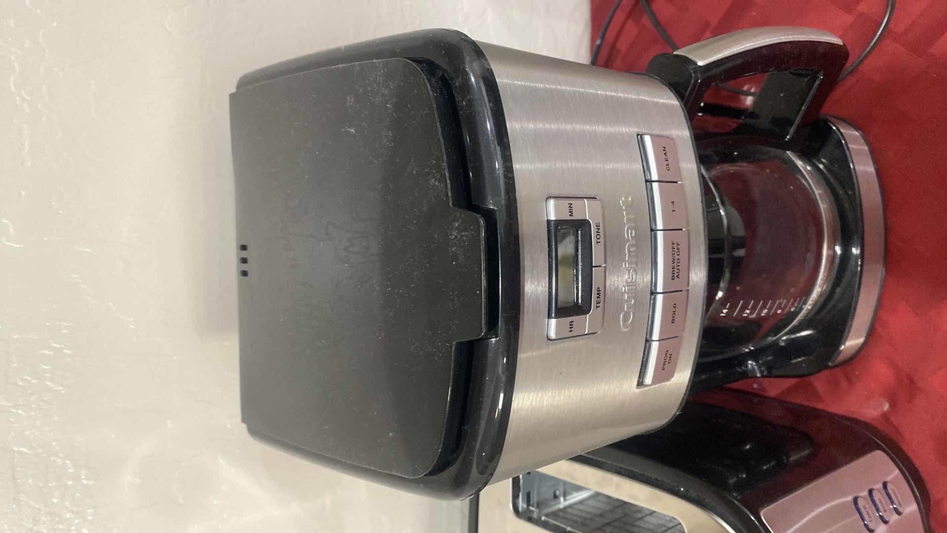 Photo 1 of SHELF IN SIDEBOARD - HAMILTON BEACH 4 SLICES TOASTER & CUISINART COFFEE MAKER