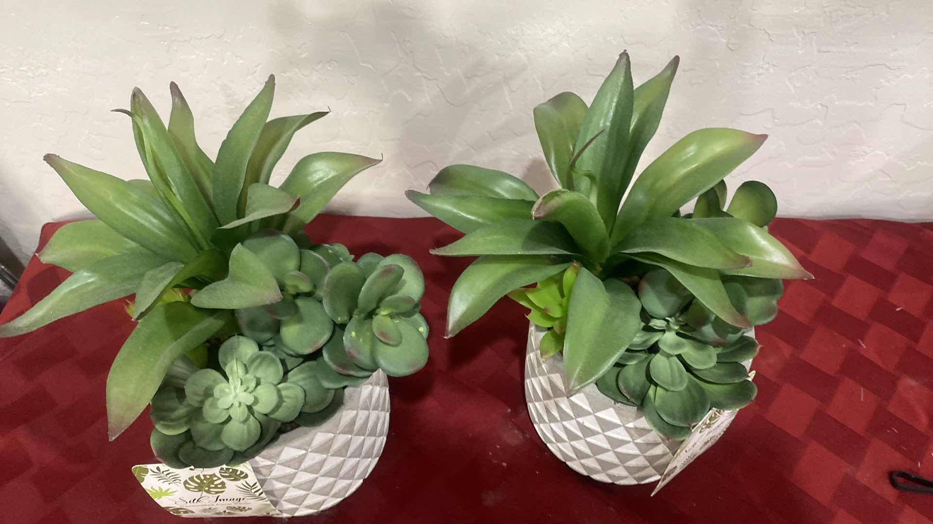 Photo 1 of 2-FAUX PLANTS H9”