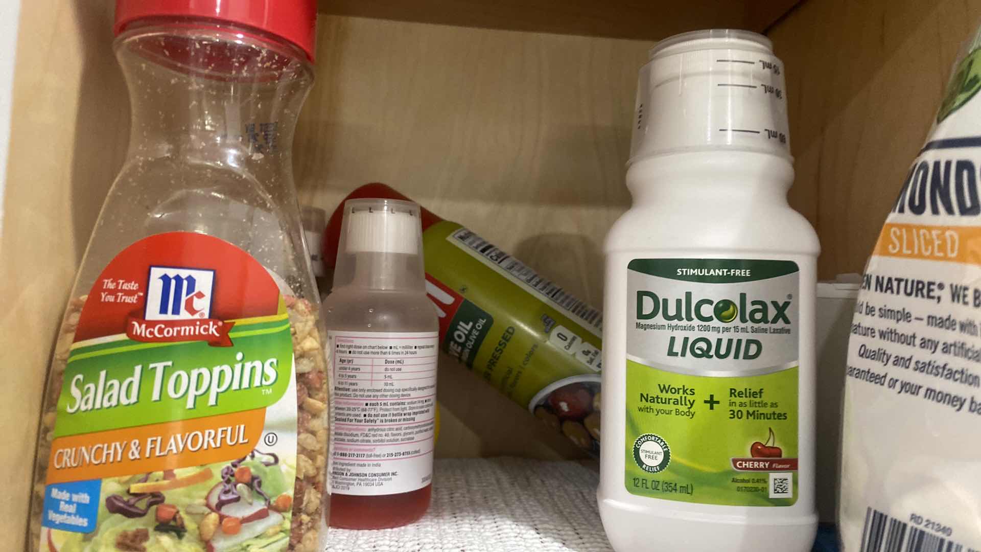 Photo 1 of CONTENTS KITCHEN CABINET - COFFEE FILTERS CRYSTAL LIGHT SPICES