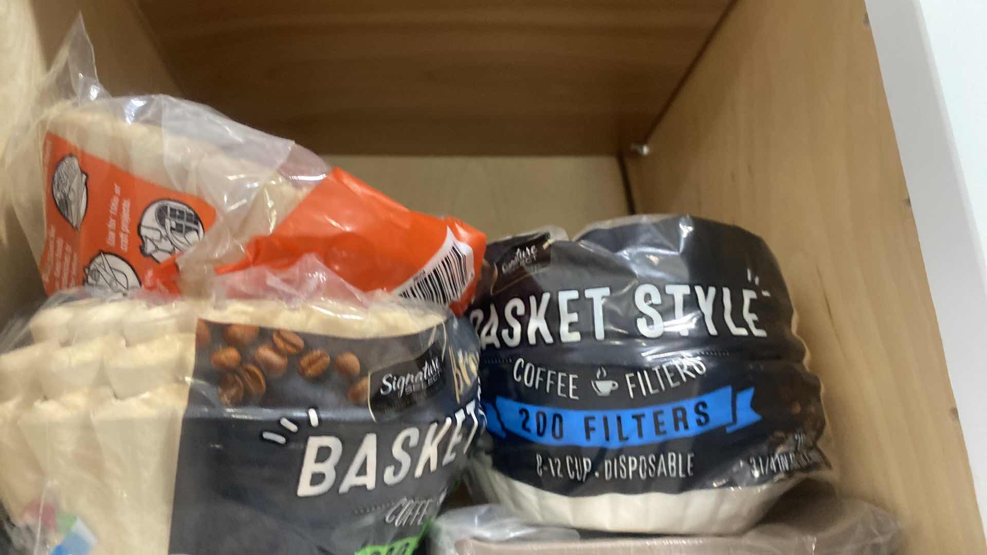 Photo 1 of CONTENTS KITCHEN CABINET - COFFEE FILTERS CRYSTAL LIGHT SPICES