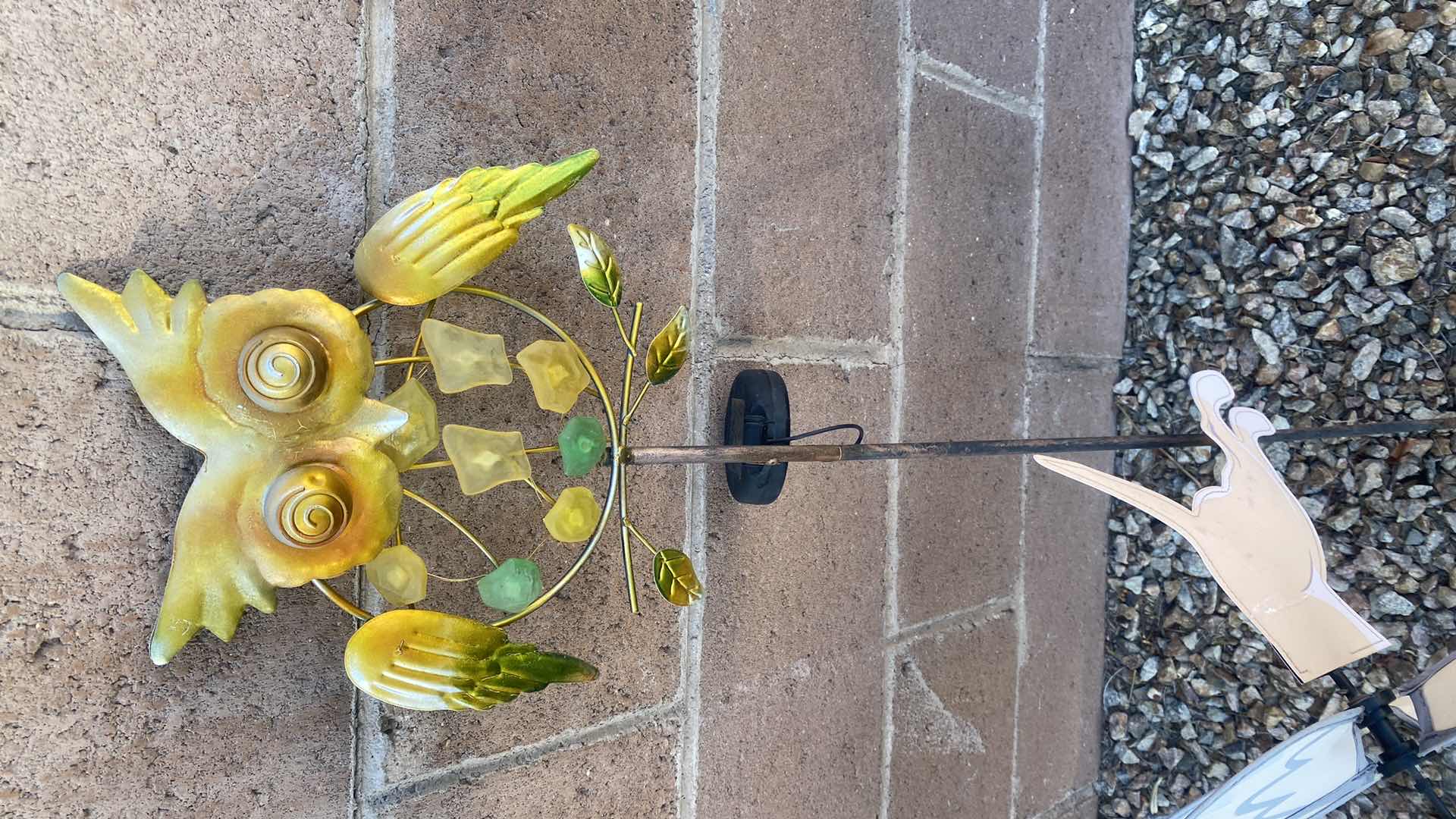 Photo 1 of 2-YARD  ART OWL & DOG