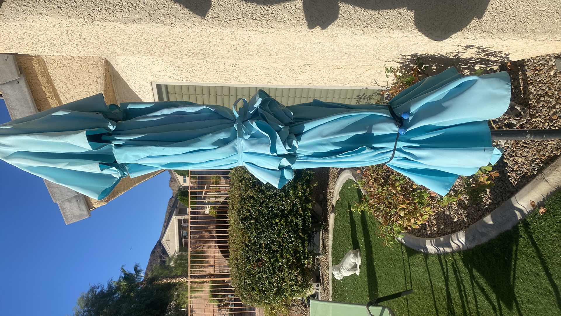 Photo 1 of BLUE PATIO UMBRELLA 8’