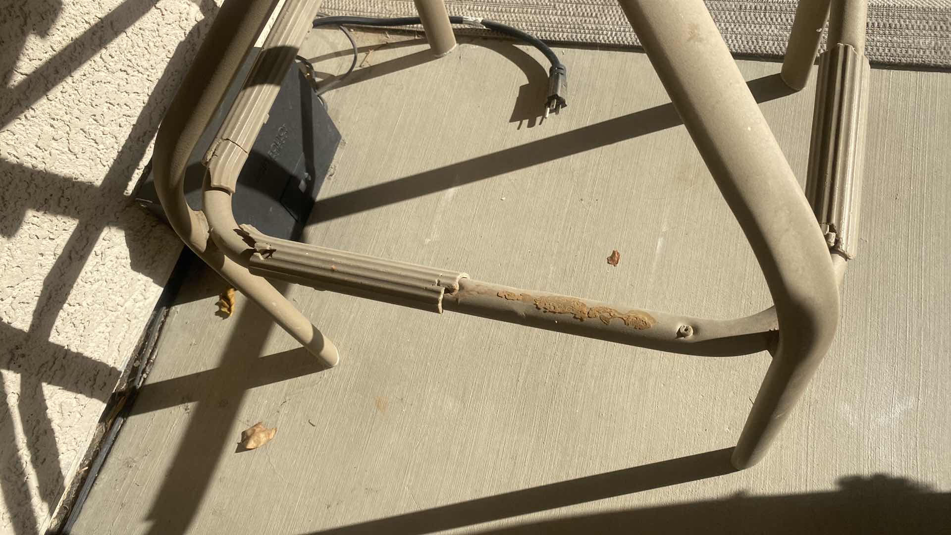 Photo 1 of CAST ALUMINUM BAR STOOL WITH MESH (2 available each sold separately)