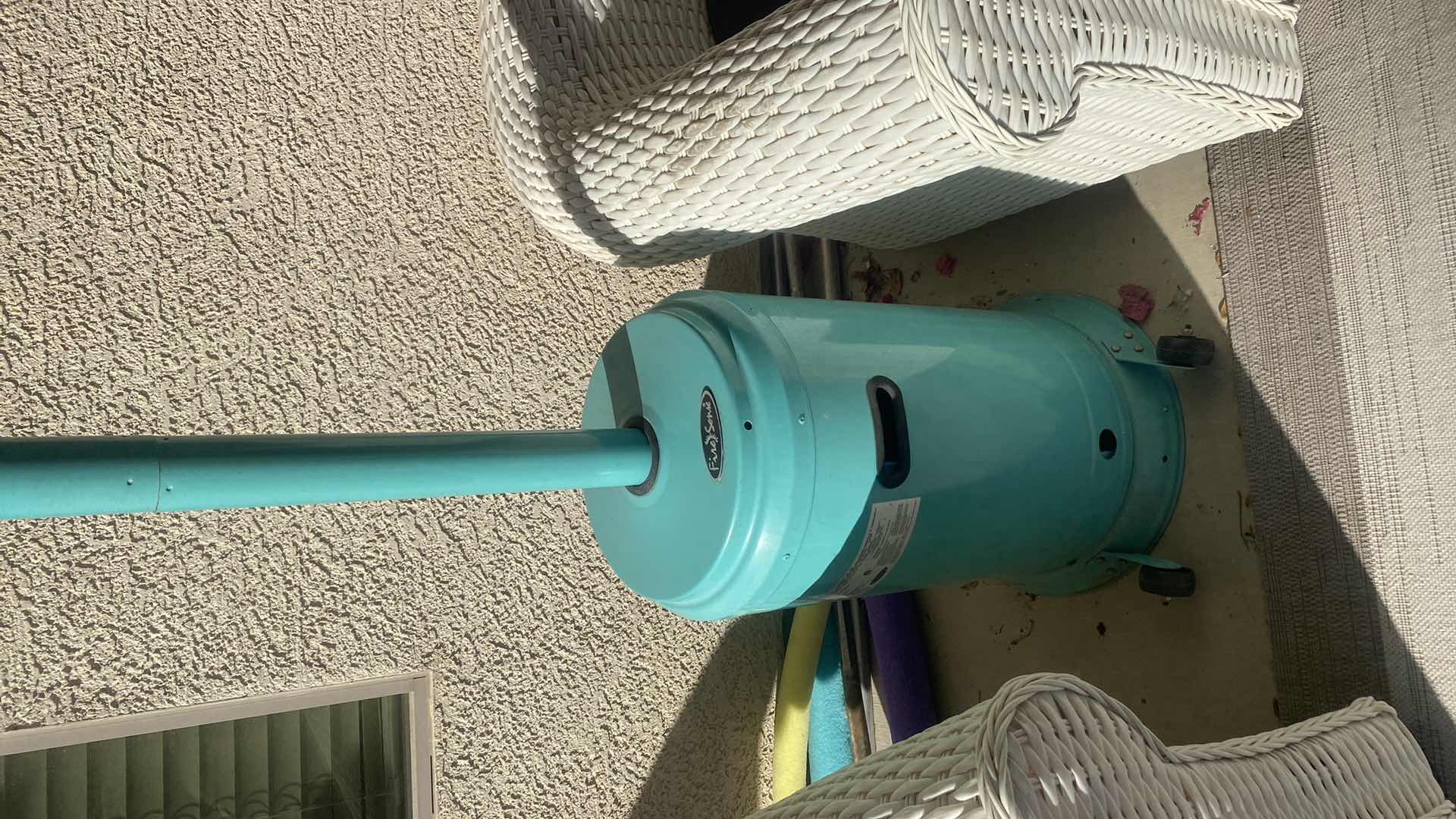 Photo 1 of FIRE SENSE OUTDOOR HEATER AQUA COLOR H88”(includes propane tank)