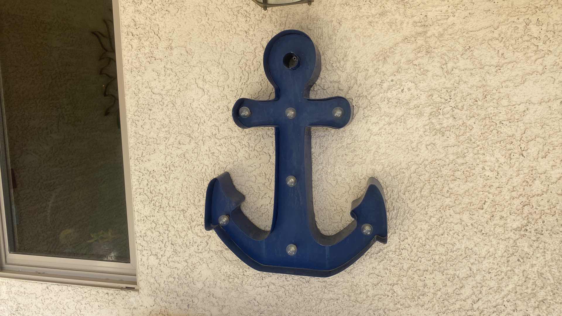 Photo 1 of CANDLE HOLDER SUN WELCOME SIGN & ANCHOR OUTDOOR WALL ART