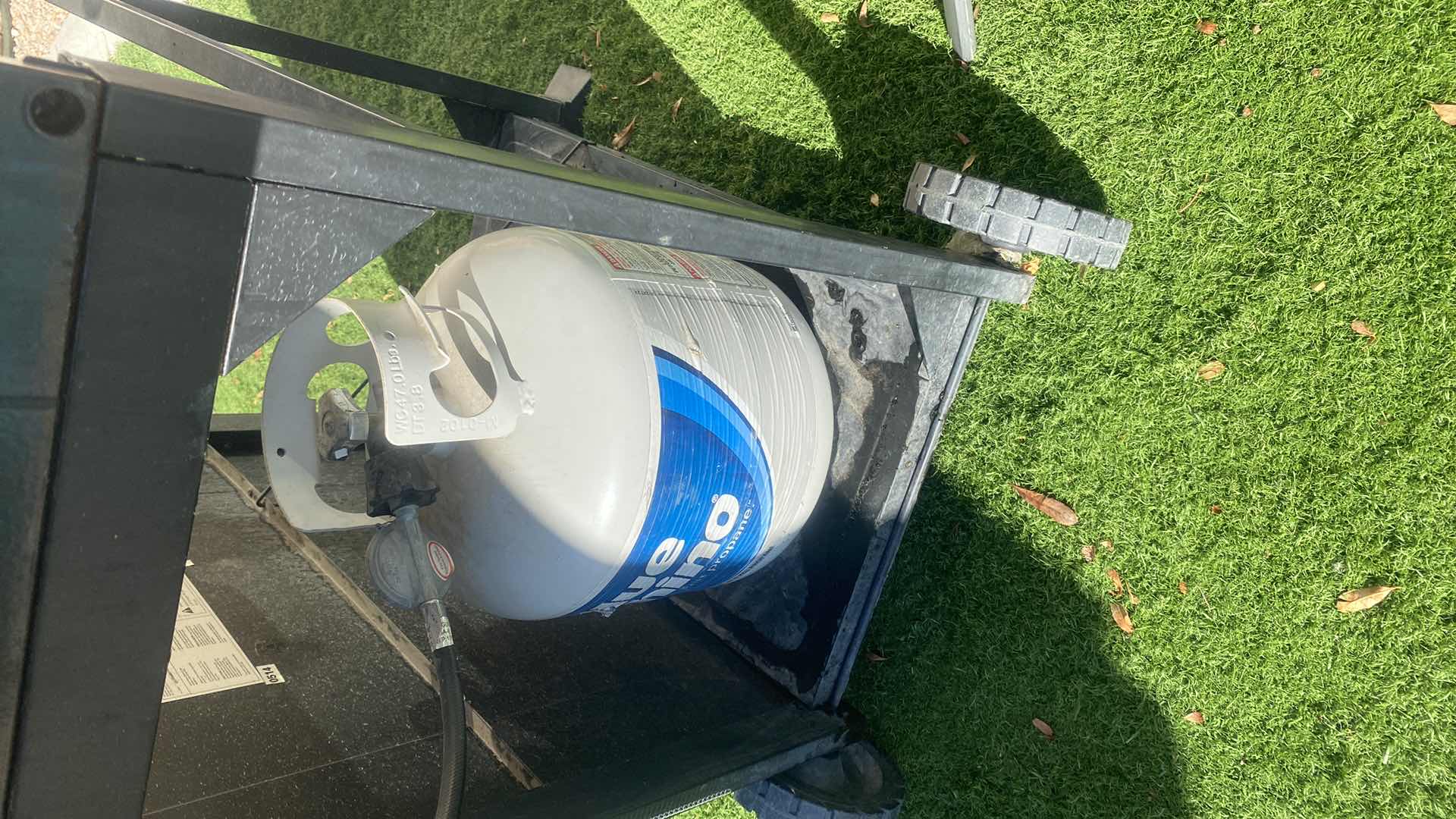 Photo 1 of MASTER FORGE GRILL WITH PROPANE TANK