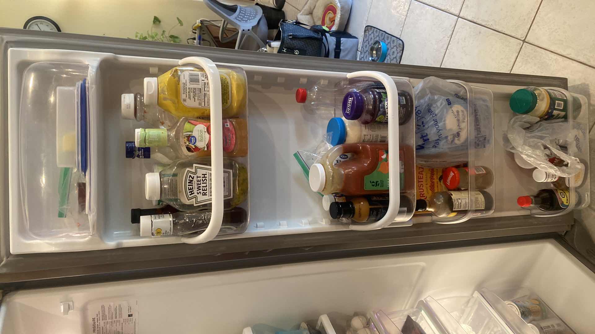 Photo 1 of FRIGIDAIRE GALLERY STAINLESS STEEL REFRIGERATOR WITH ICE MAKER 35” x 33” H 69 7/8”