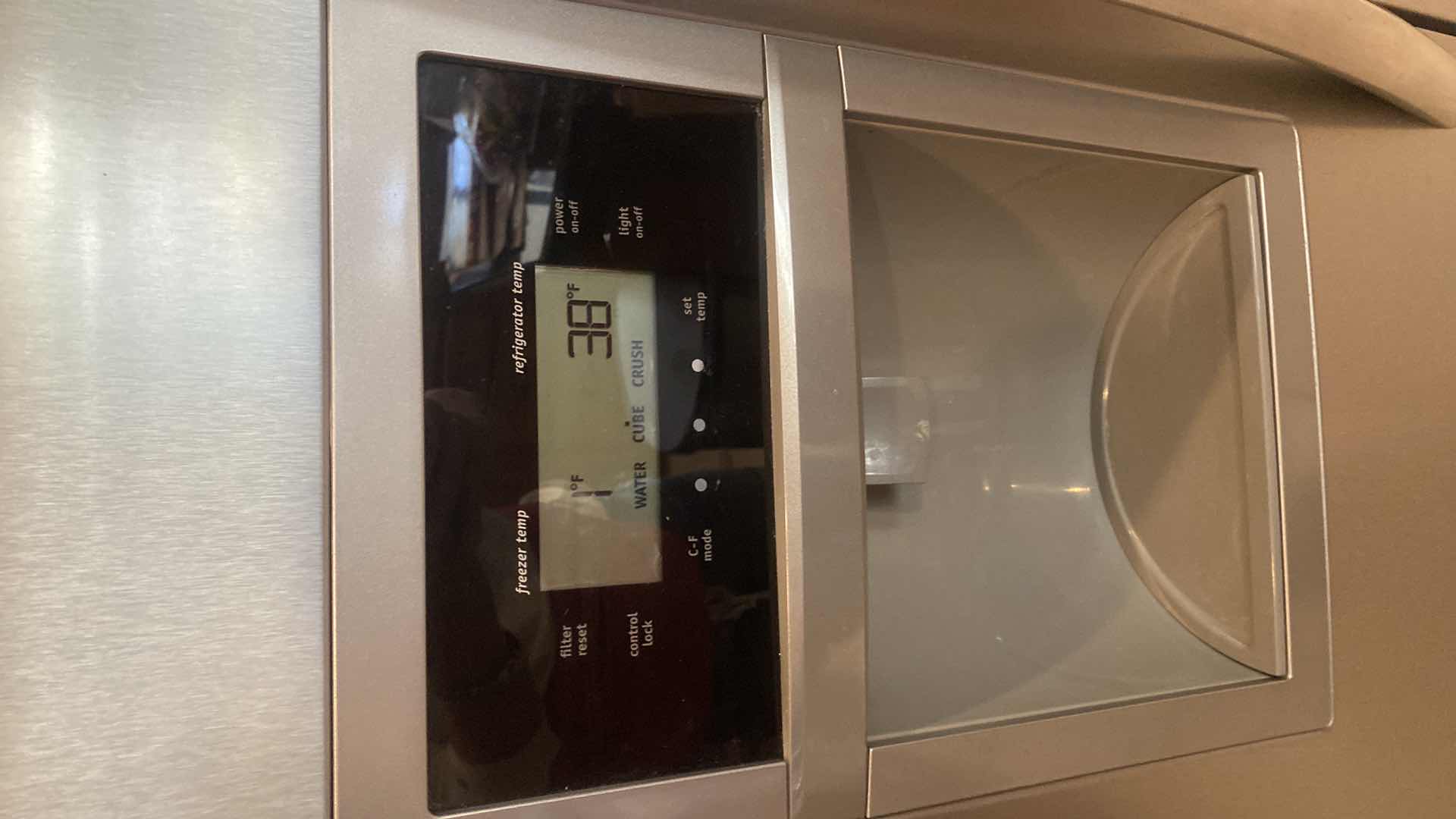 Photo 1 of FRIGIDAIRE GALLERY STAINLESS STEEL REFRIGERATOR WITH ICE MAKER 35” x 33” H 69 7/8”