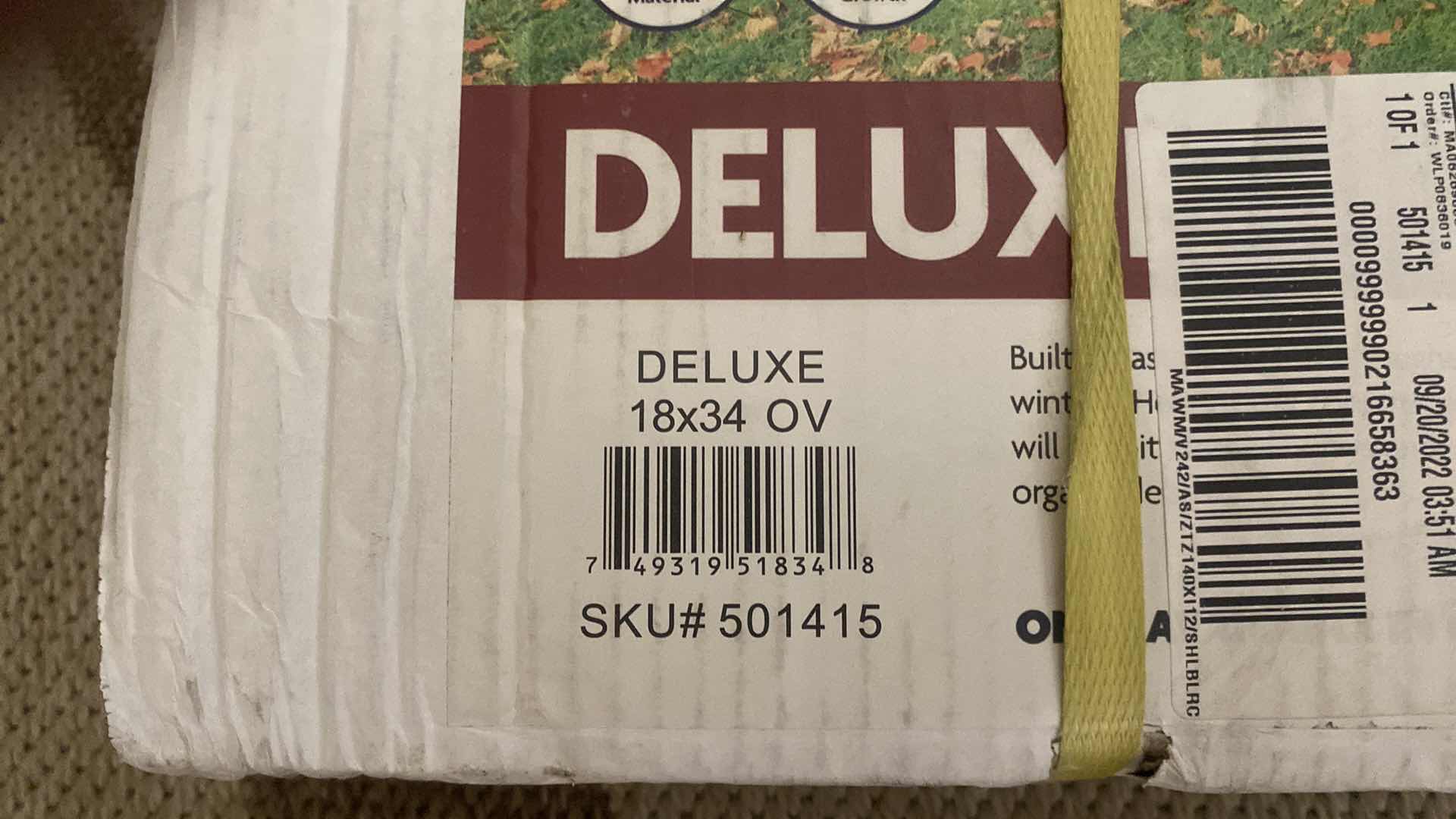 Photo 1 of NEW IN BOX  LESLIES DELUXE OUTDOOR OVAL POOL COVER 18’ x 34’