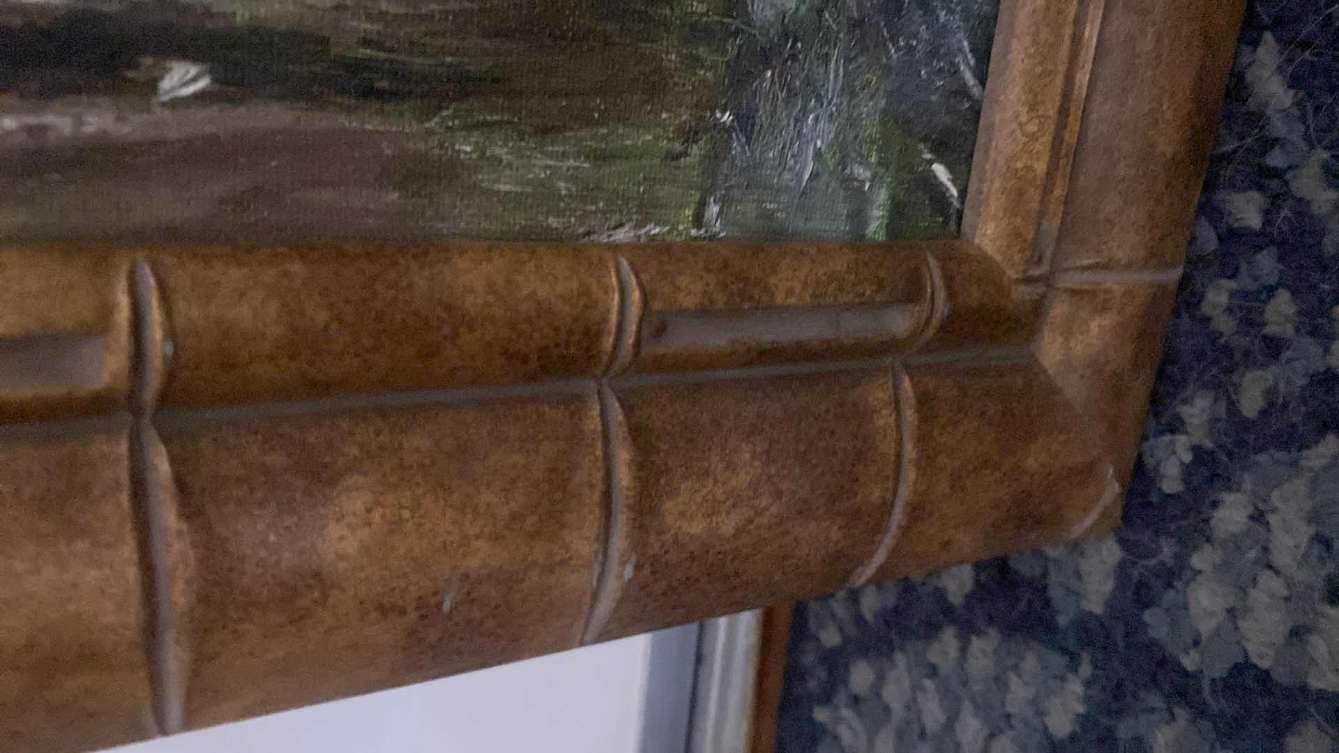 Photo 1 of FRAMED OIL ON CANVAS BIRDS SIGNED ARTWORK 21” x 25 1/2”