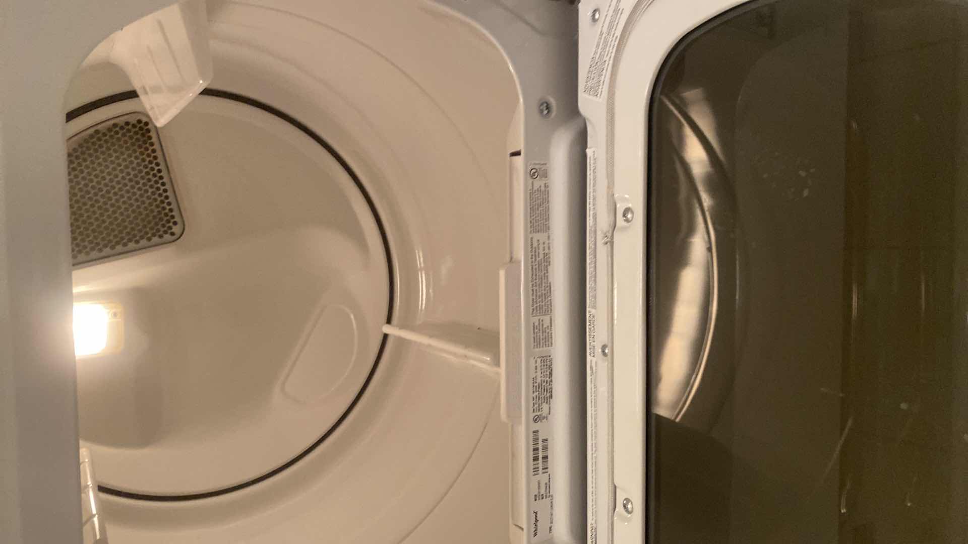 Photo 1 of WHIRLPOOL GAS DRYER MODEL WHD5100HW1