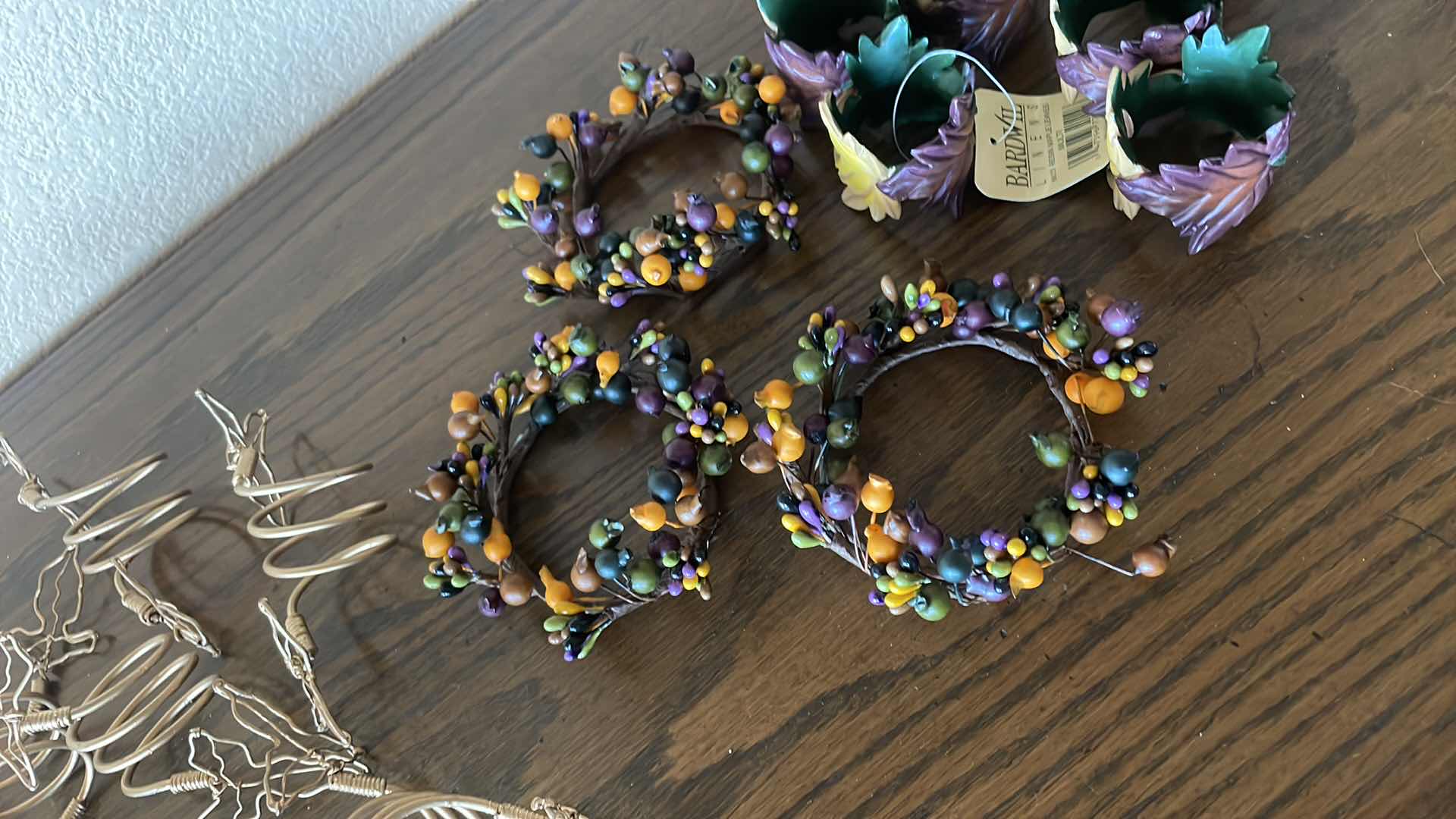 Photo 1 of FALL LEAF NAPKIN RINGS