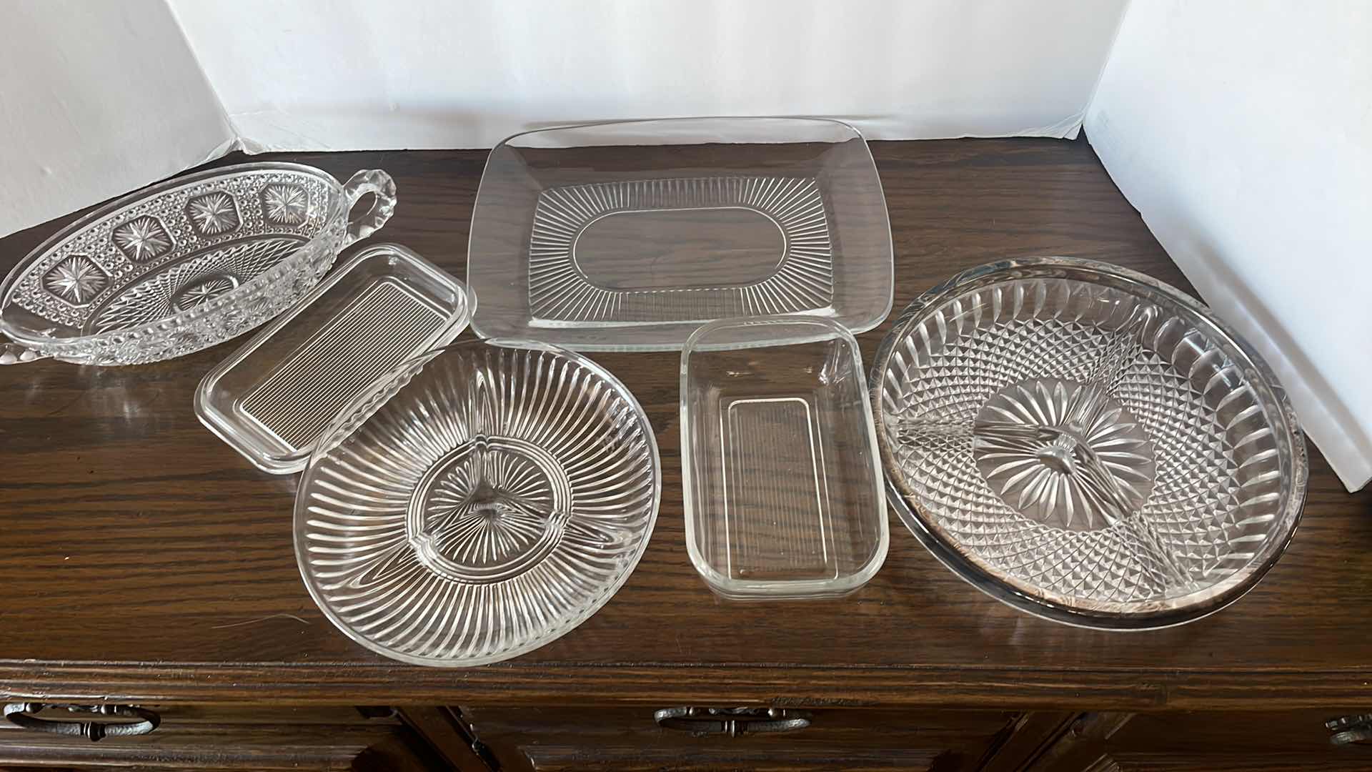 Photo 1 of GLASS SERVING DISHES 10”