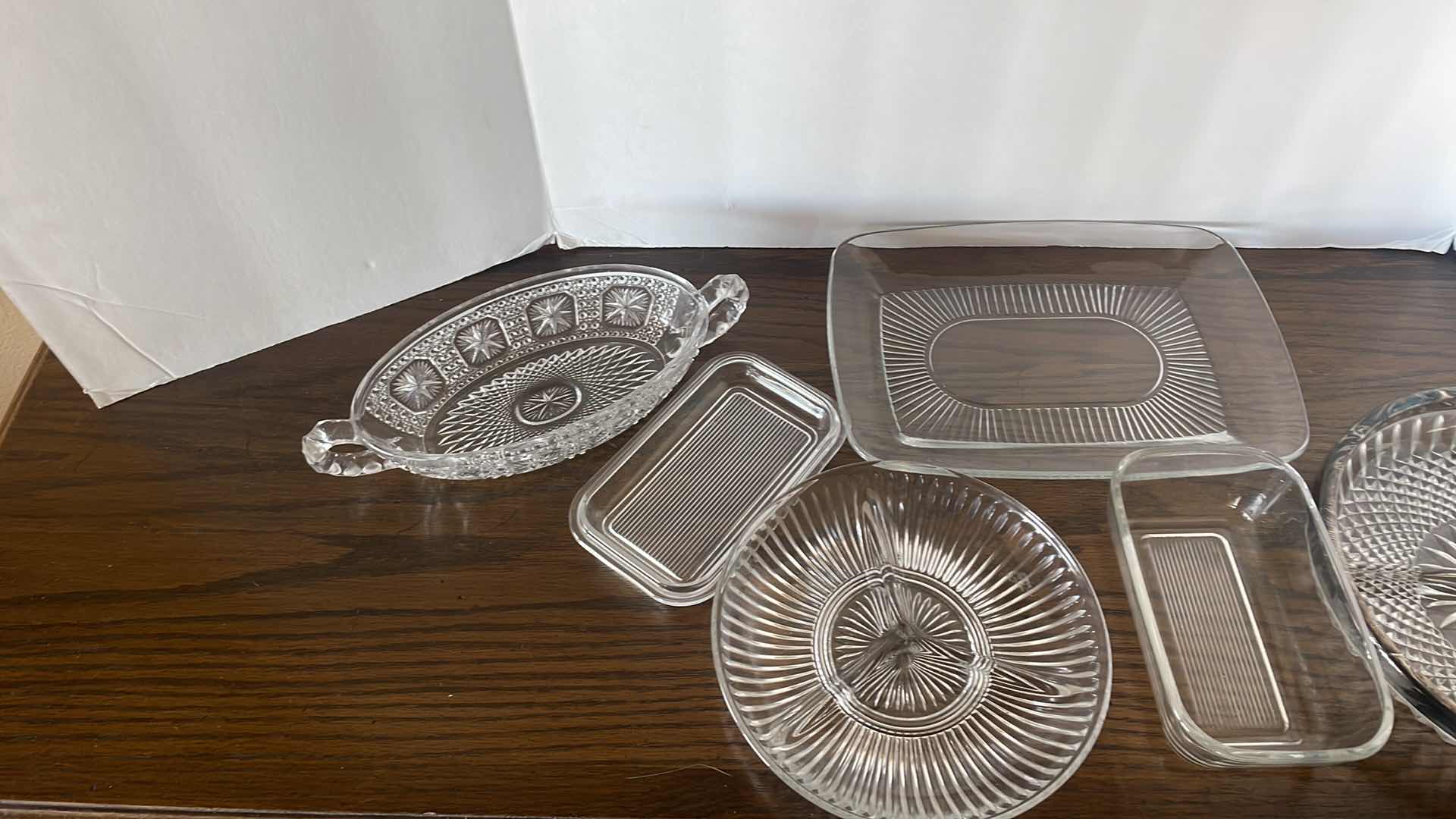 Photo 1 of GLASS SERVING DISHES 10”