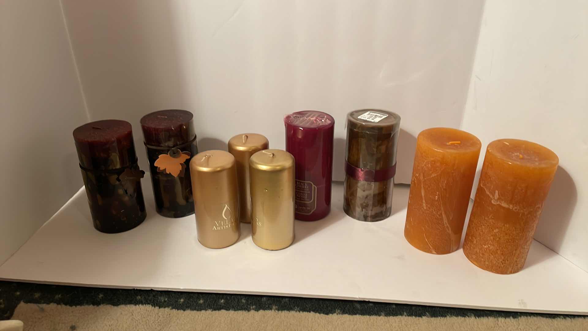 Photo 1 of FALL PILLAR CANDLES