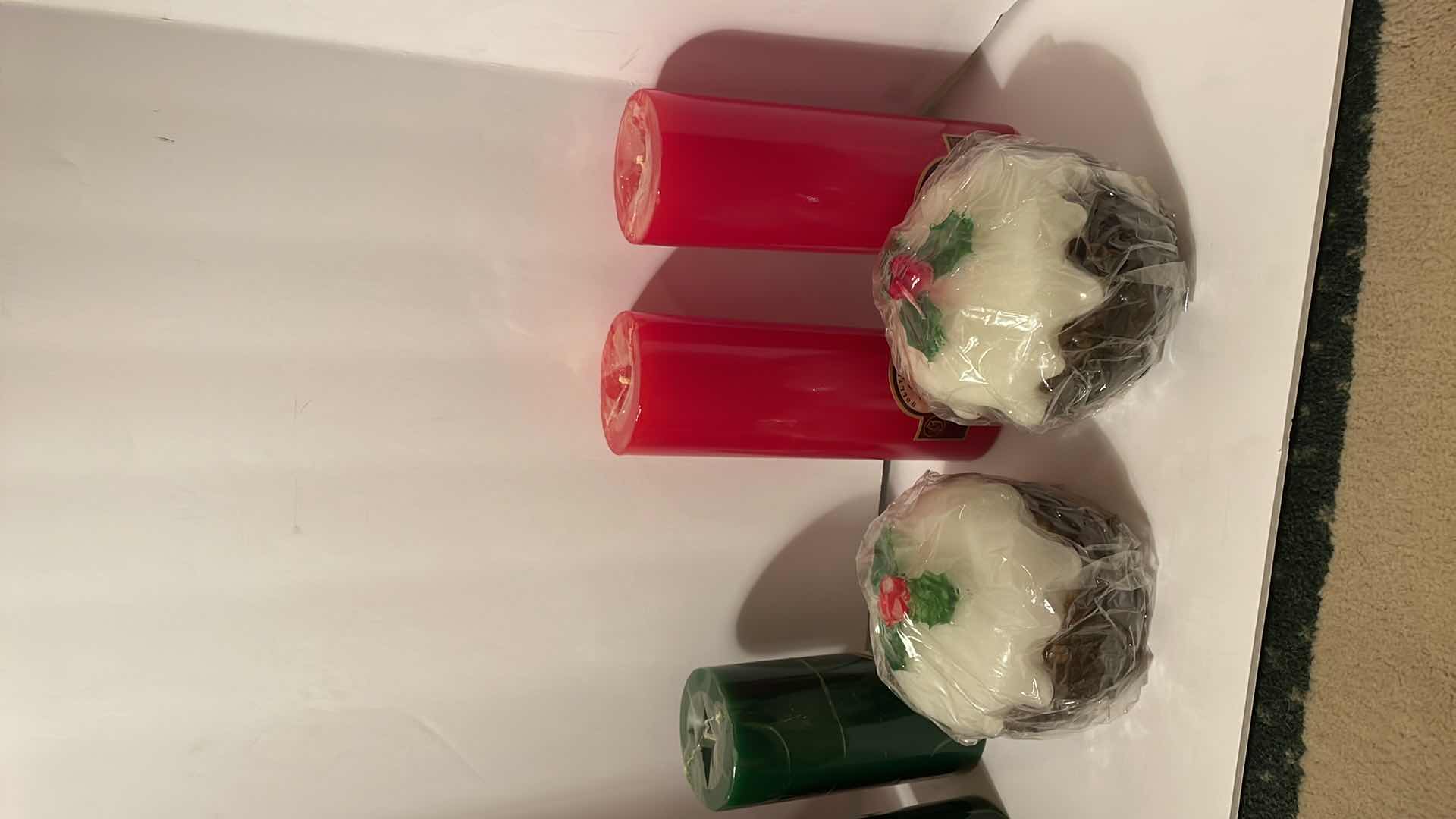 Photo 1 of CHRISTMAS PILLAR CANDLES