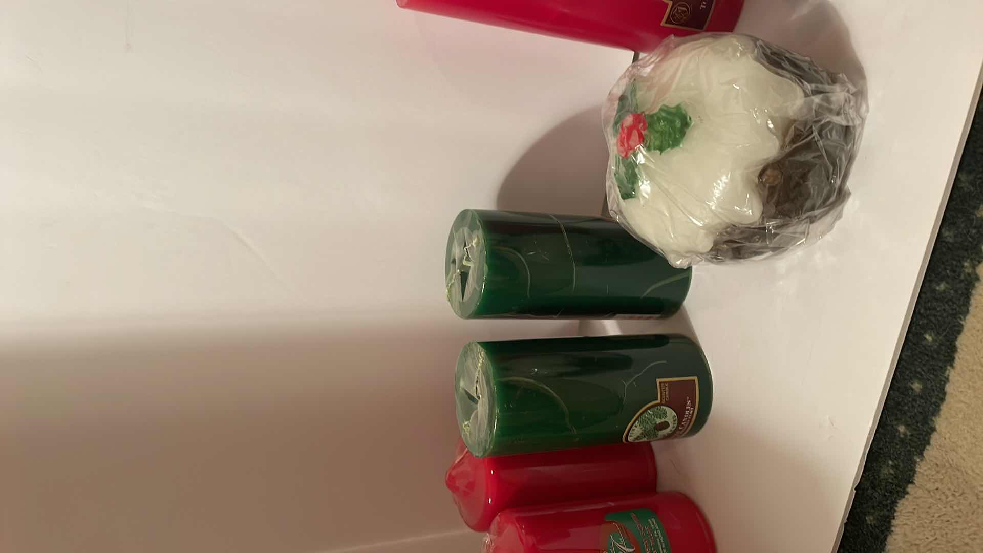 Photo 1 of CHRISTMAS PILLAR CANDLES