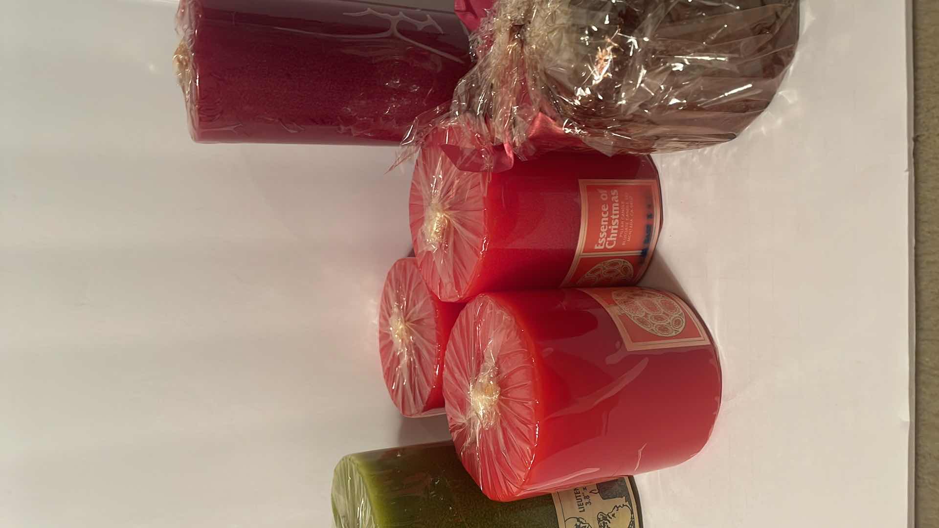 Photo 1 of CHRISTMAS SCENTED PILLAR CANDLES  6”